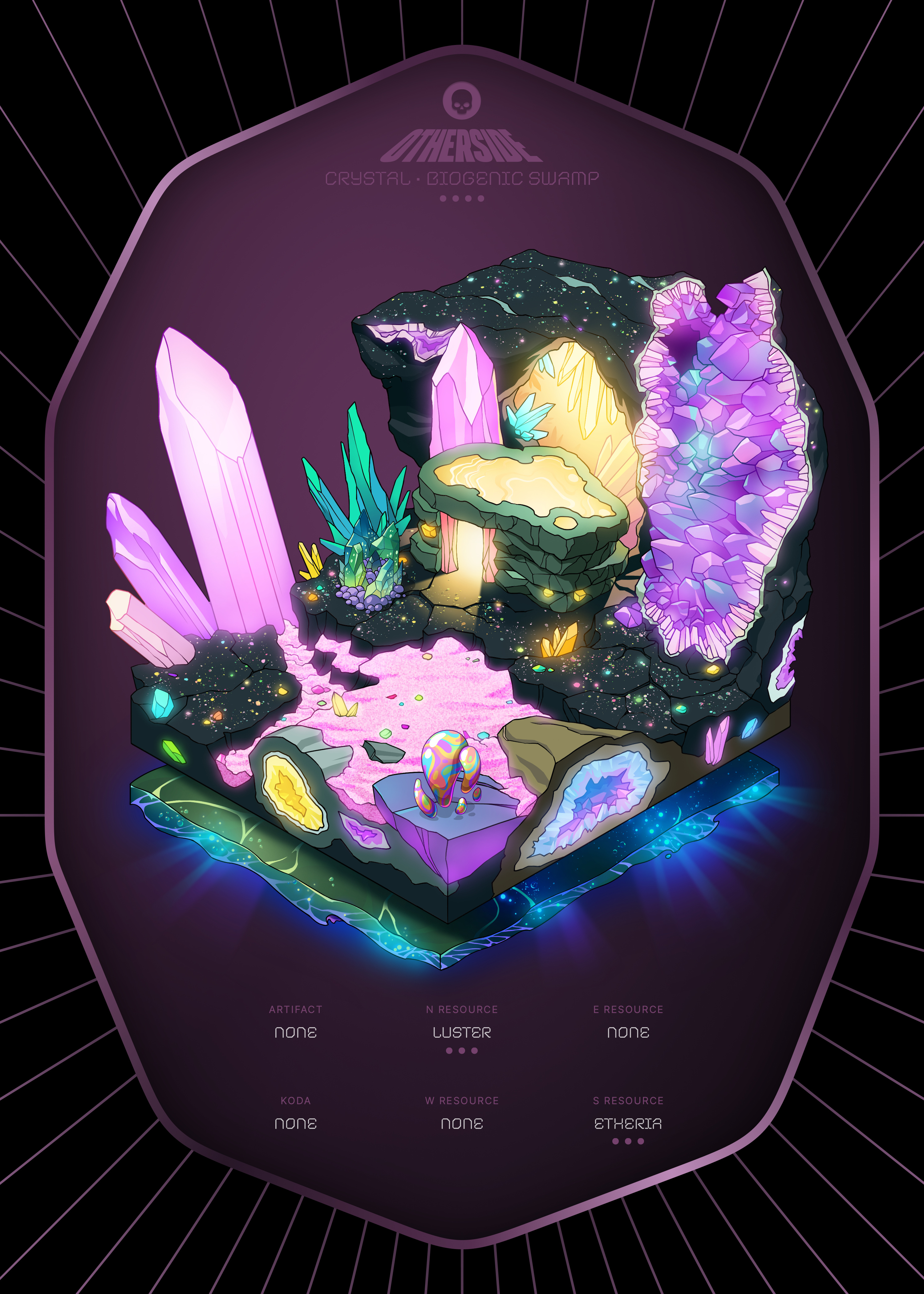 Otherdeed #7439 — Crystal
