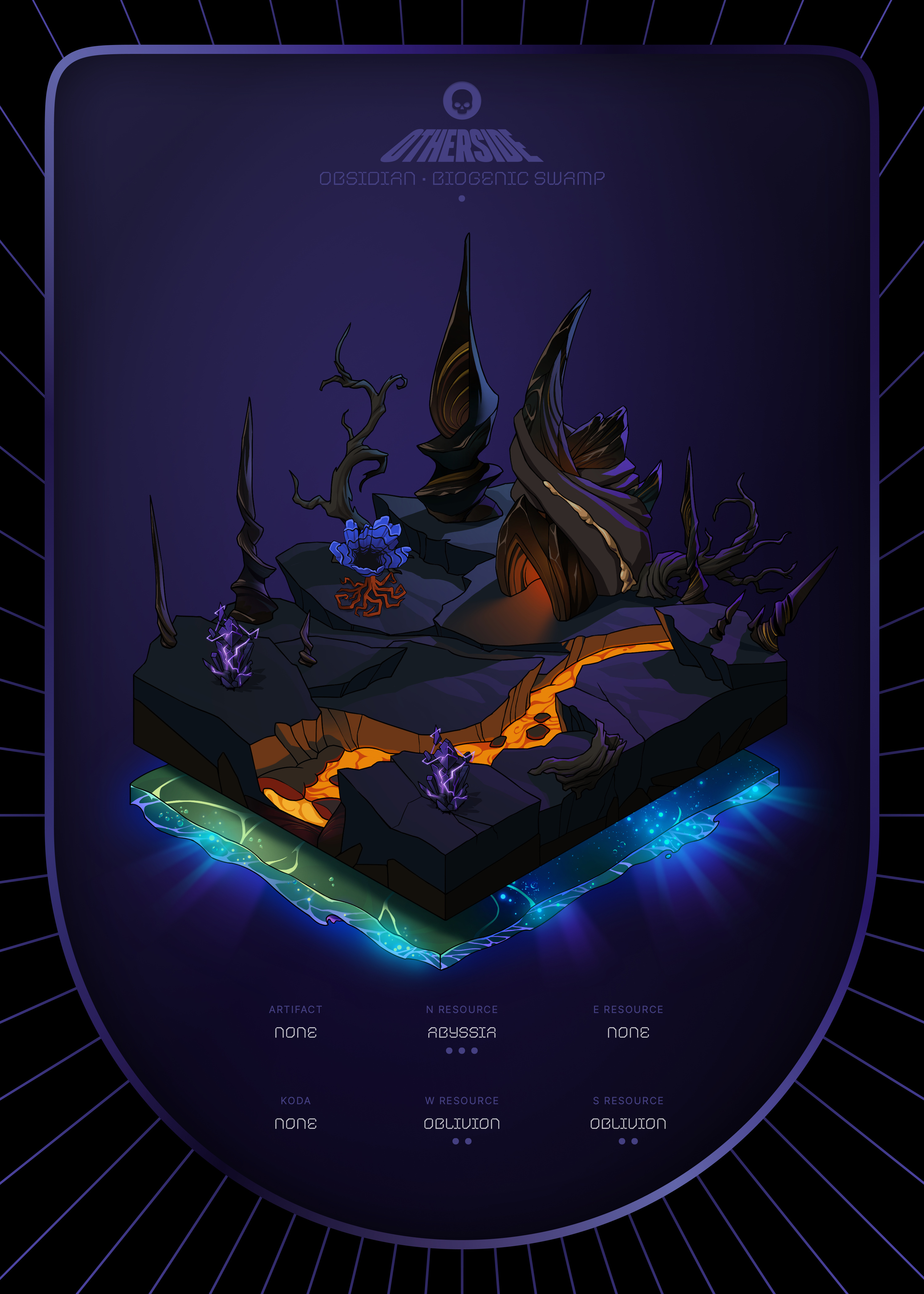 Otherdeed #1805 — Obsidian