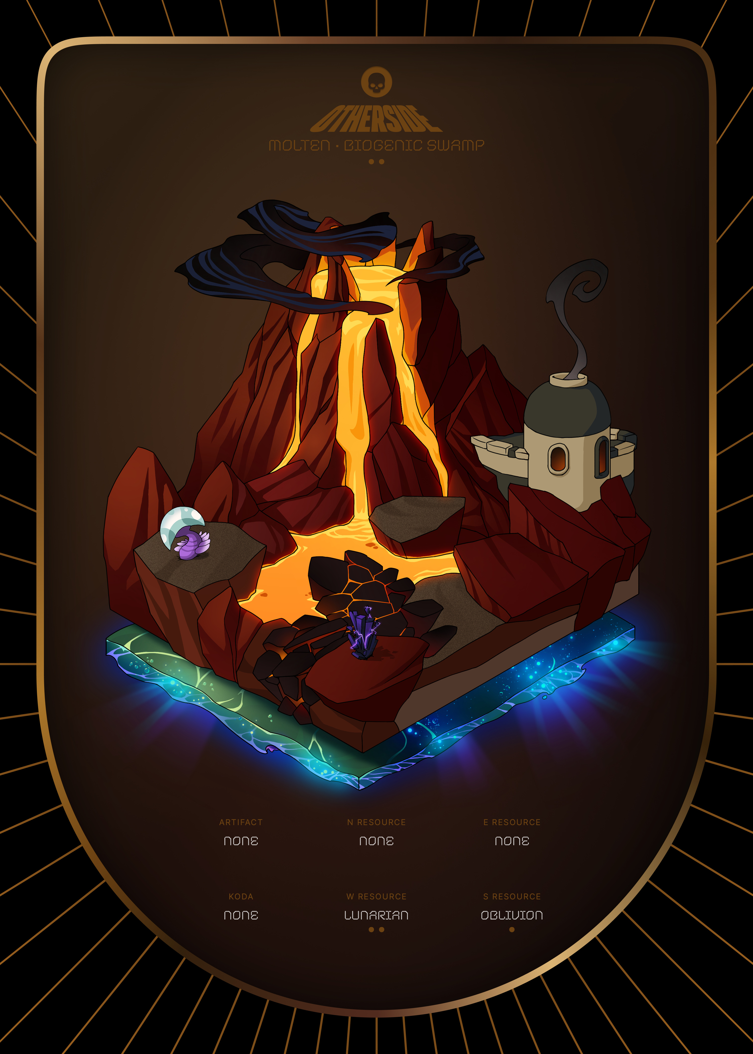 Otherdeed #1776 — Molten