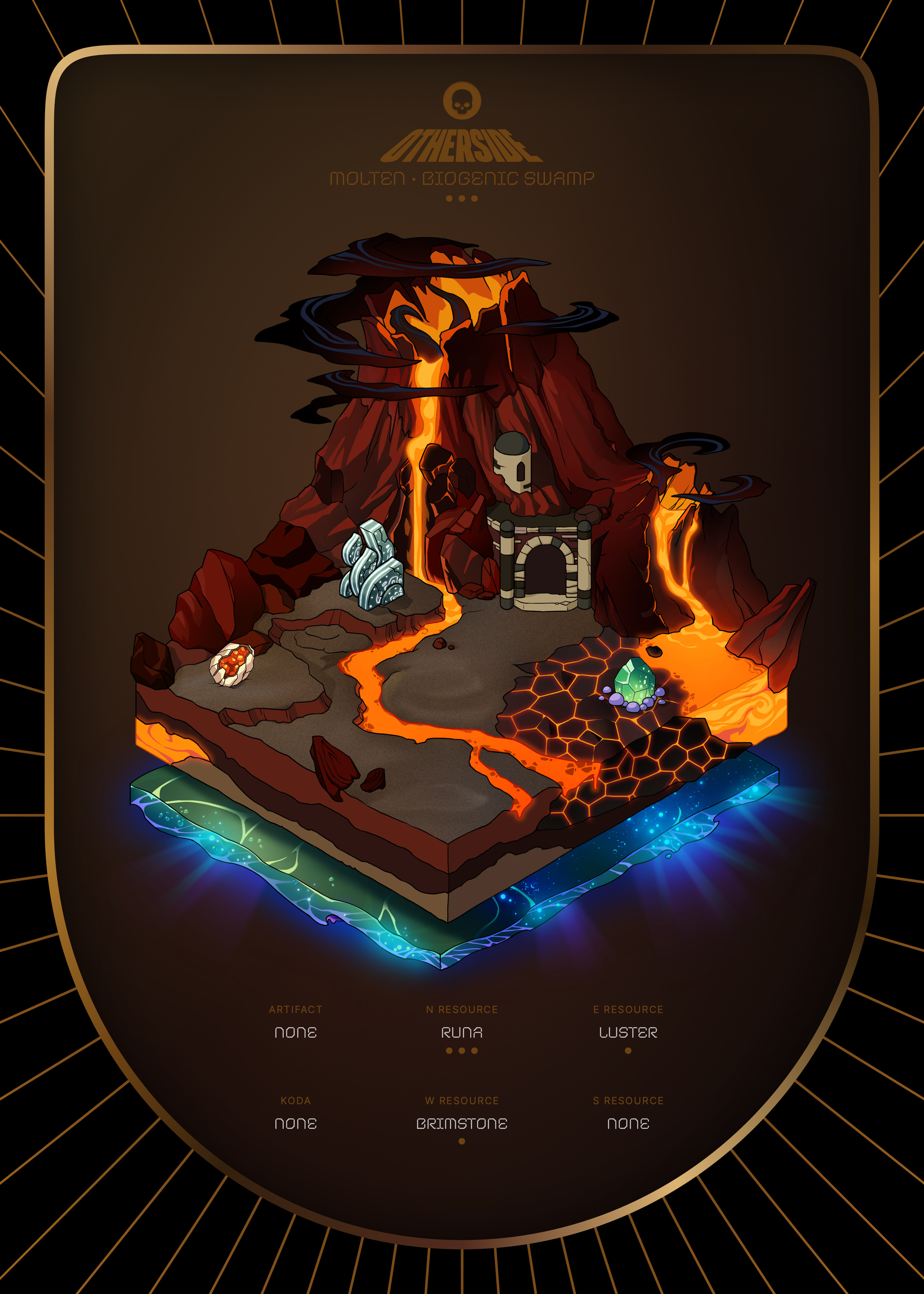 Otherdeed #5014 — Molten