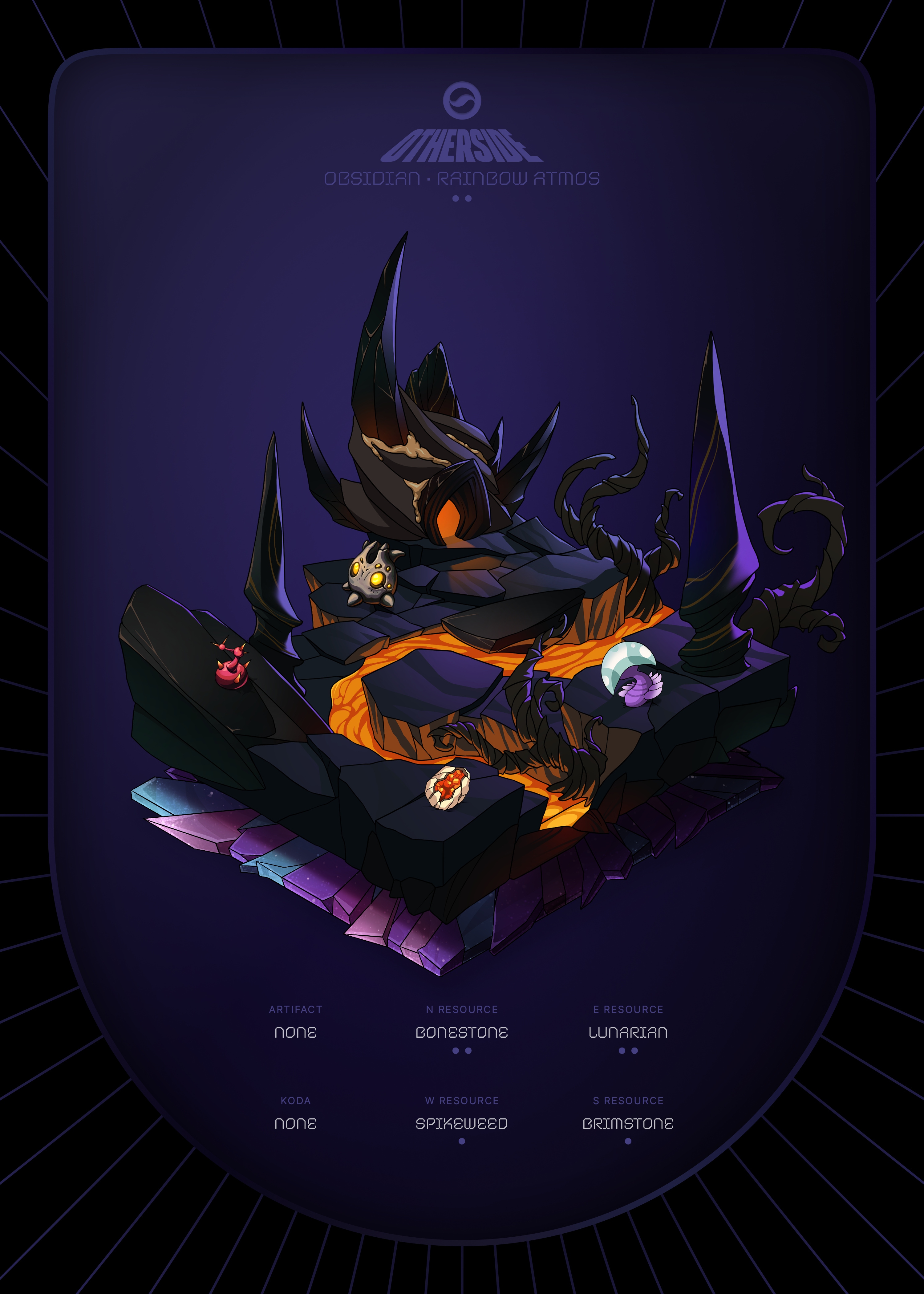 Otherdeed #74119 — Obsidian