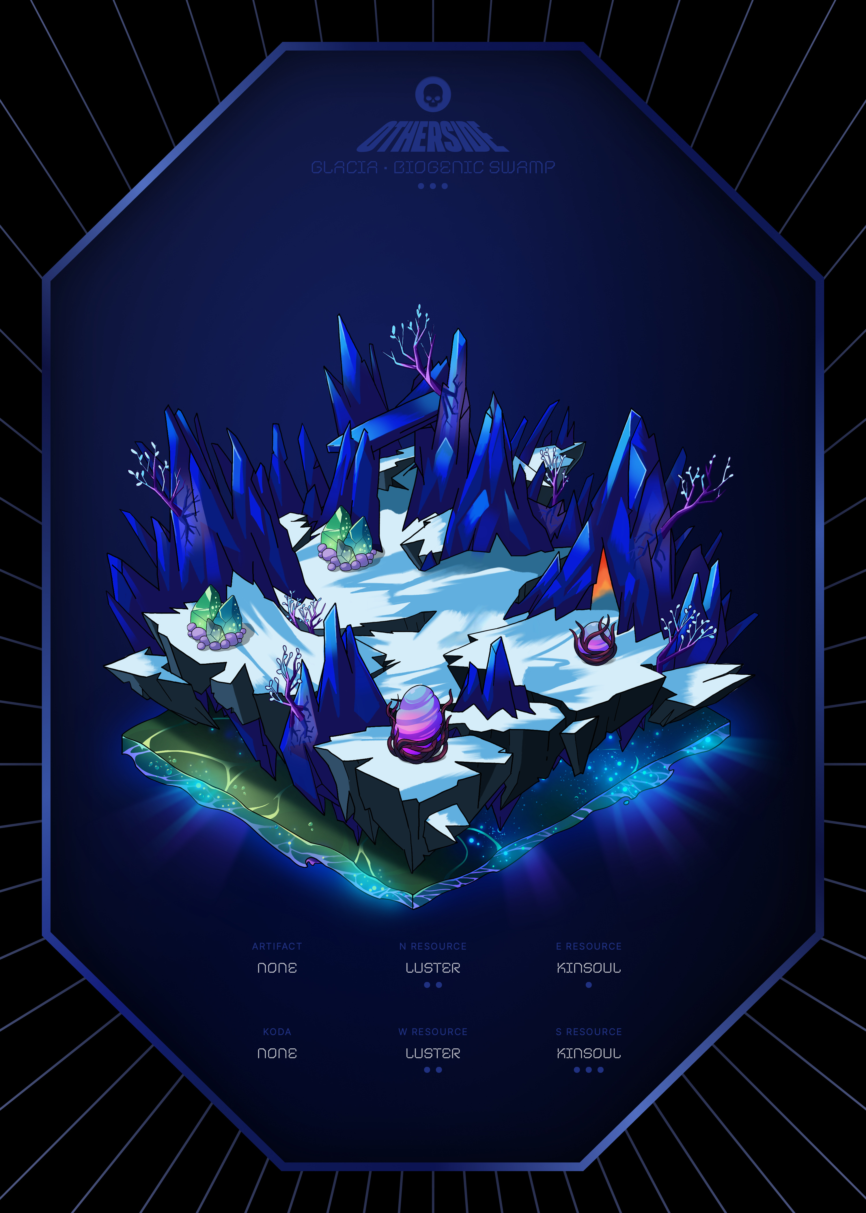 Otherdeed #9527 — Glacia