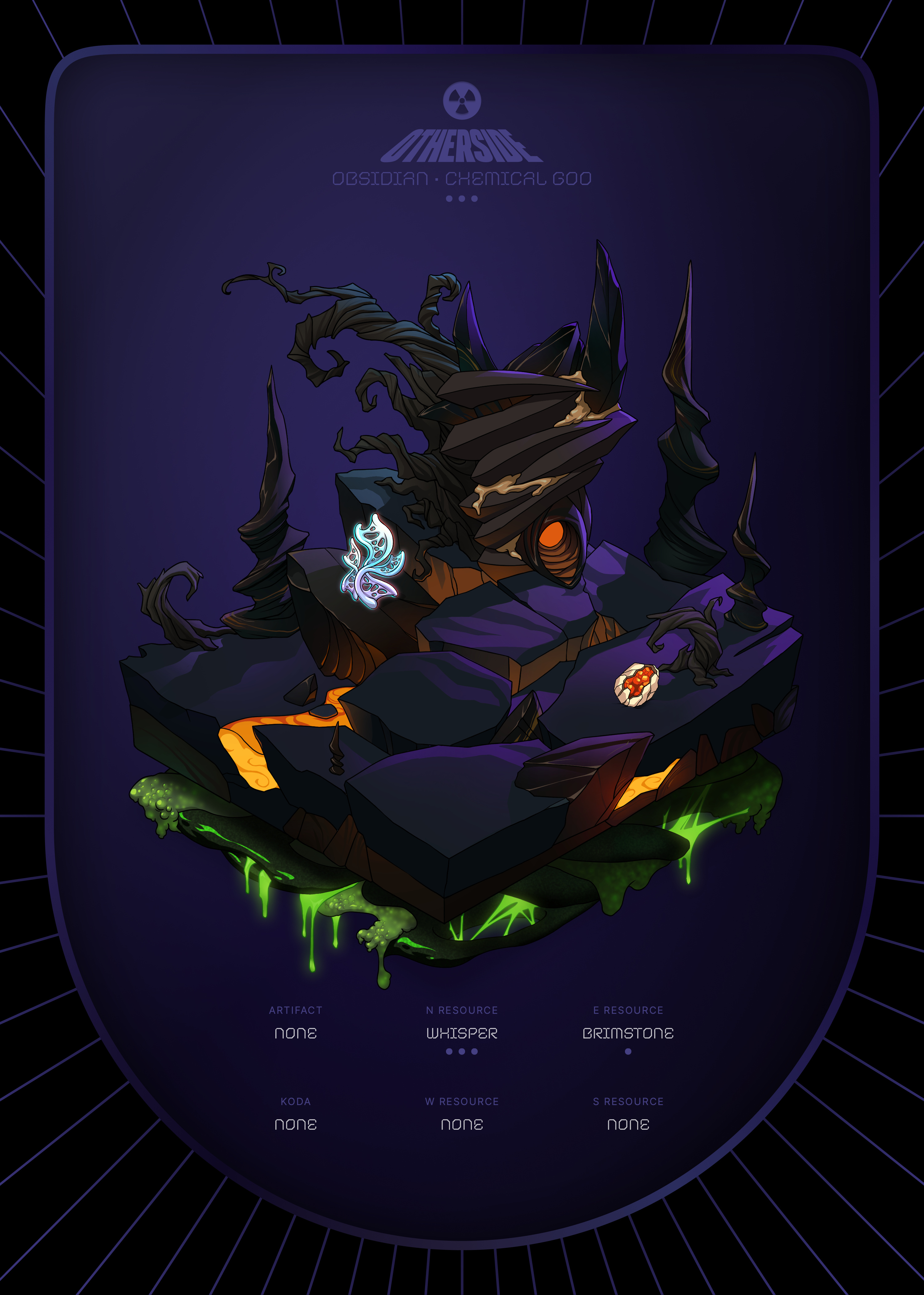 Otherdeed #11604 — Obsidian