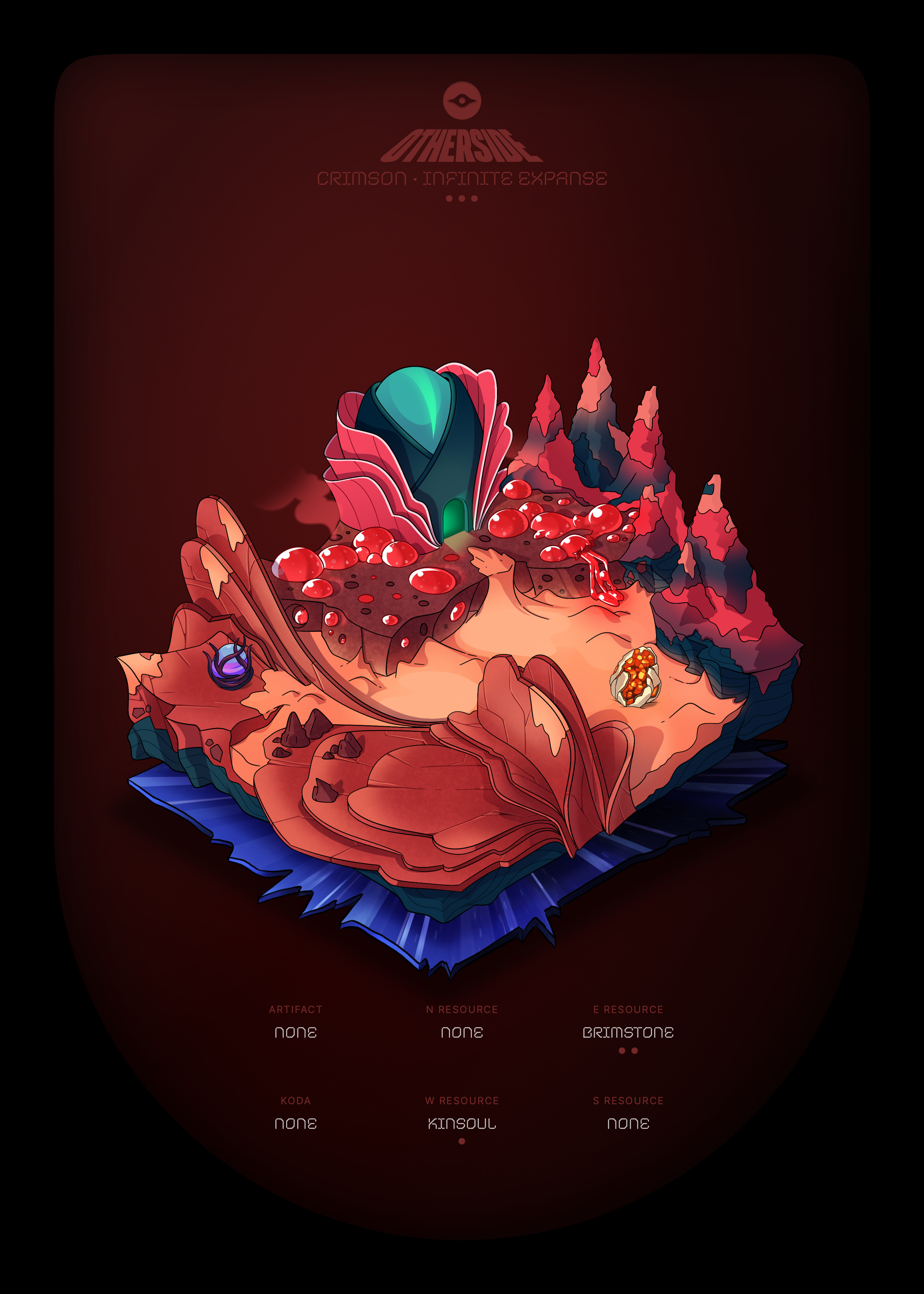 Otherdeed #55325 — Crimson