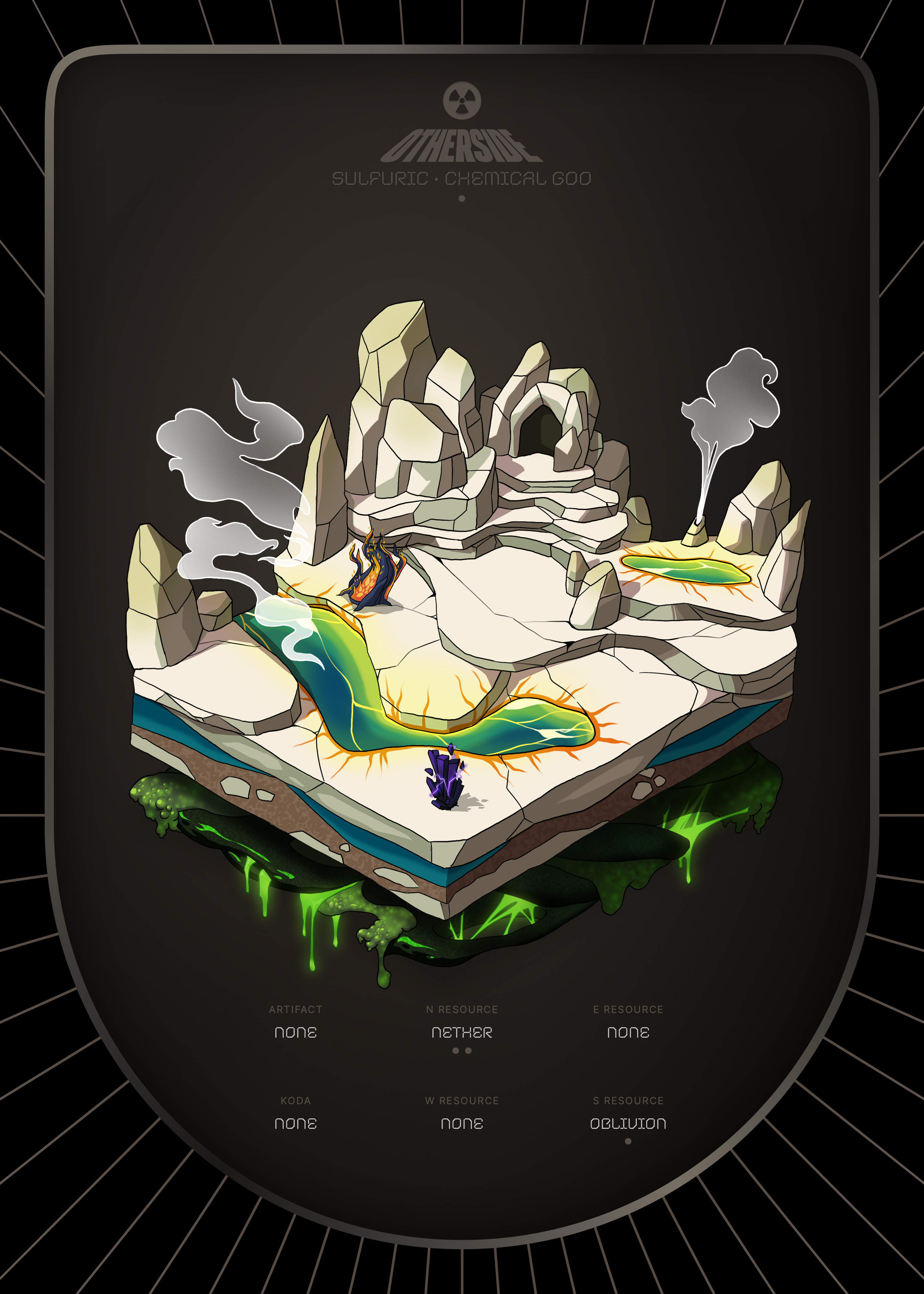 Otherdeed #12798 — Sulfuric