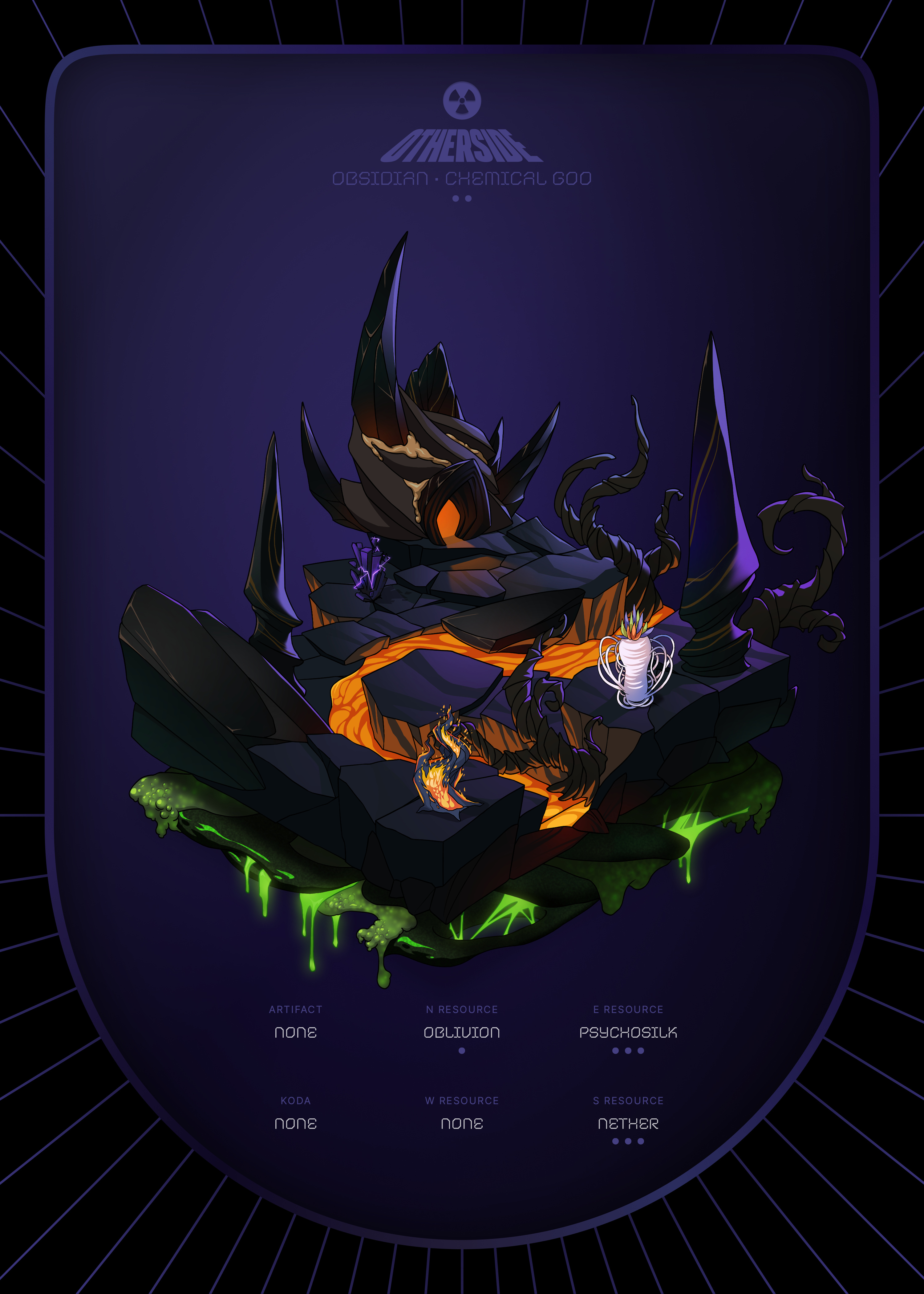 Otherdeed #12908 — Obsidian