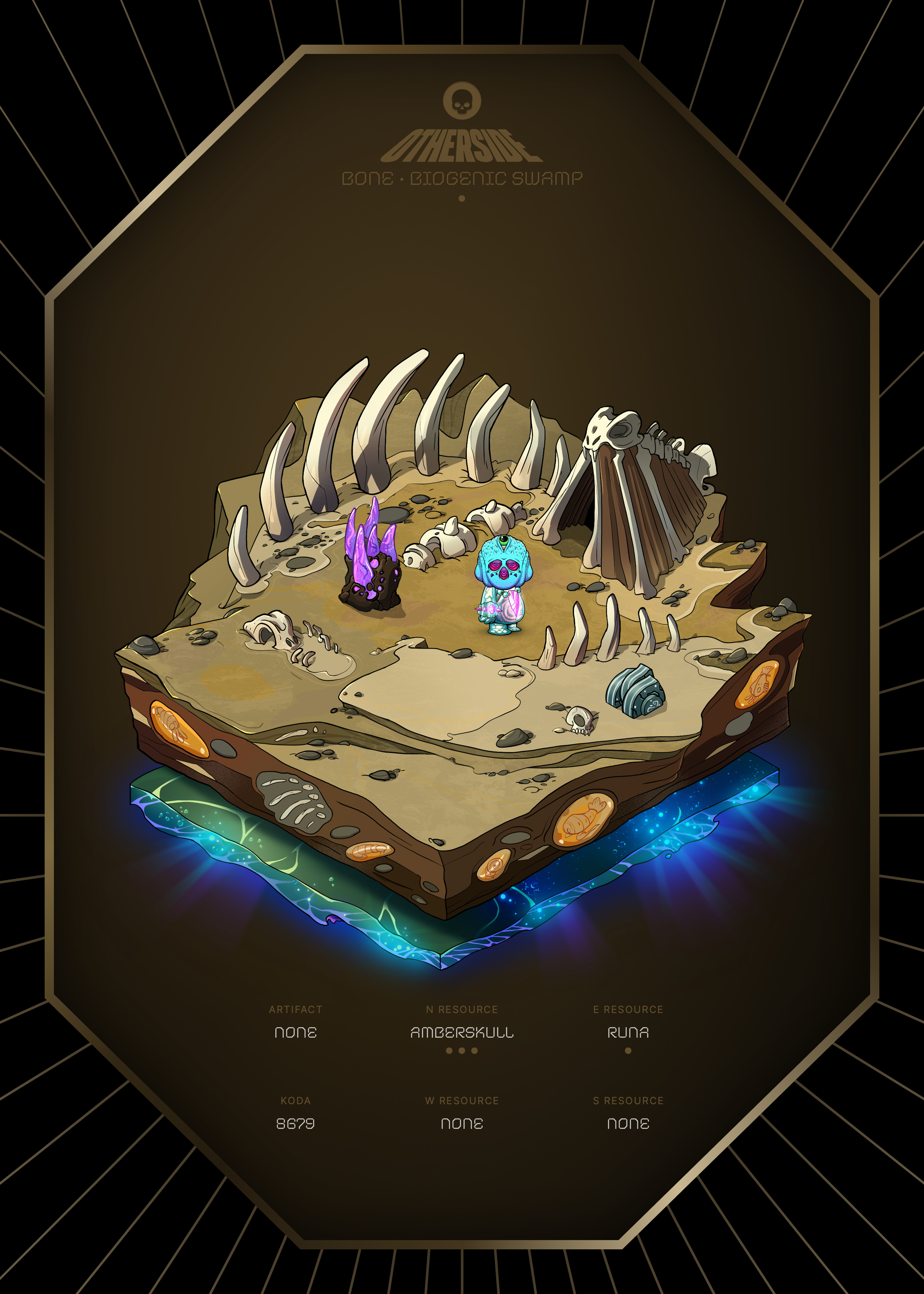 Otherdeed #7406 — Bone