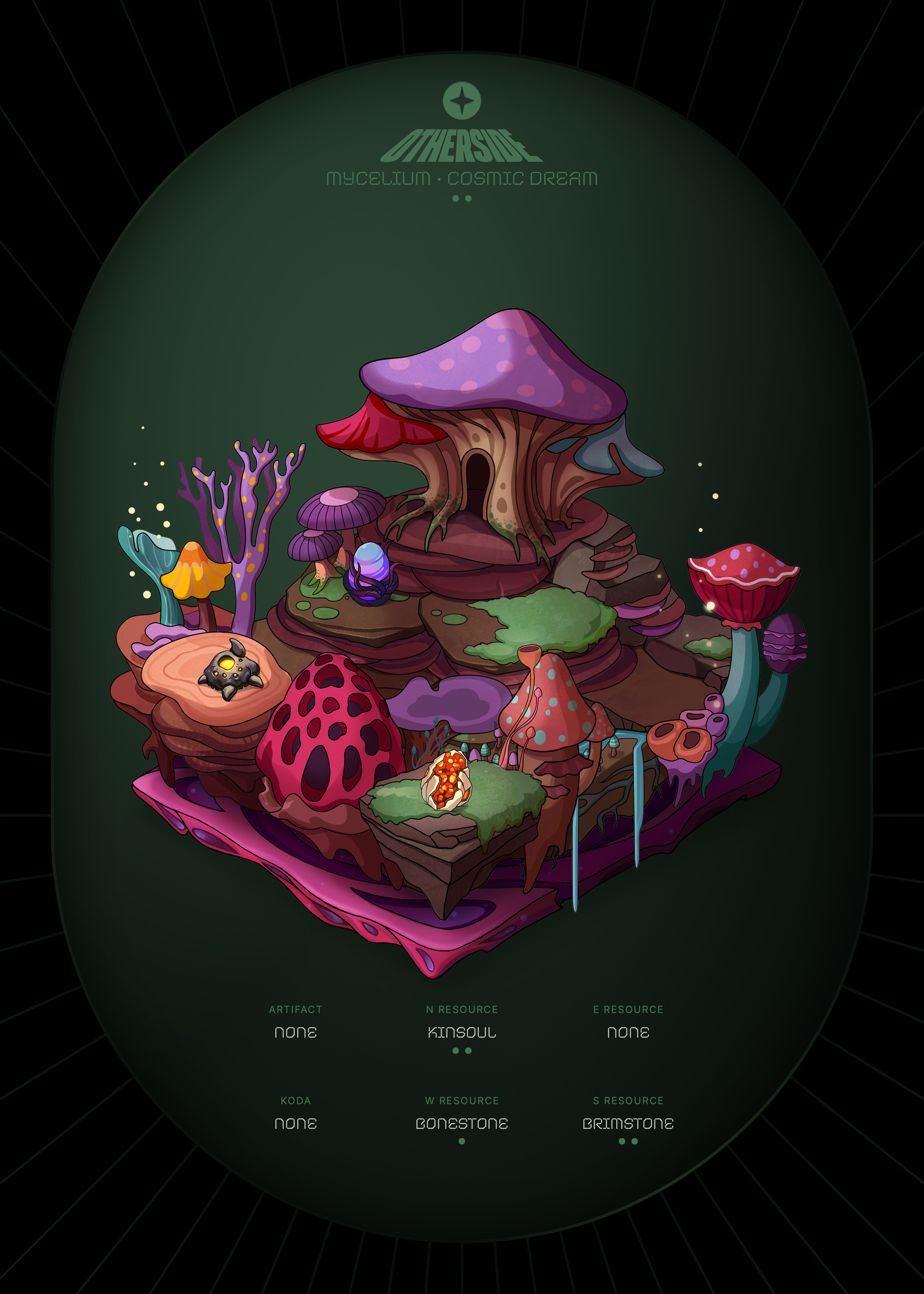Otherdeed #36509 — Mycelium