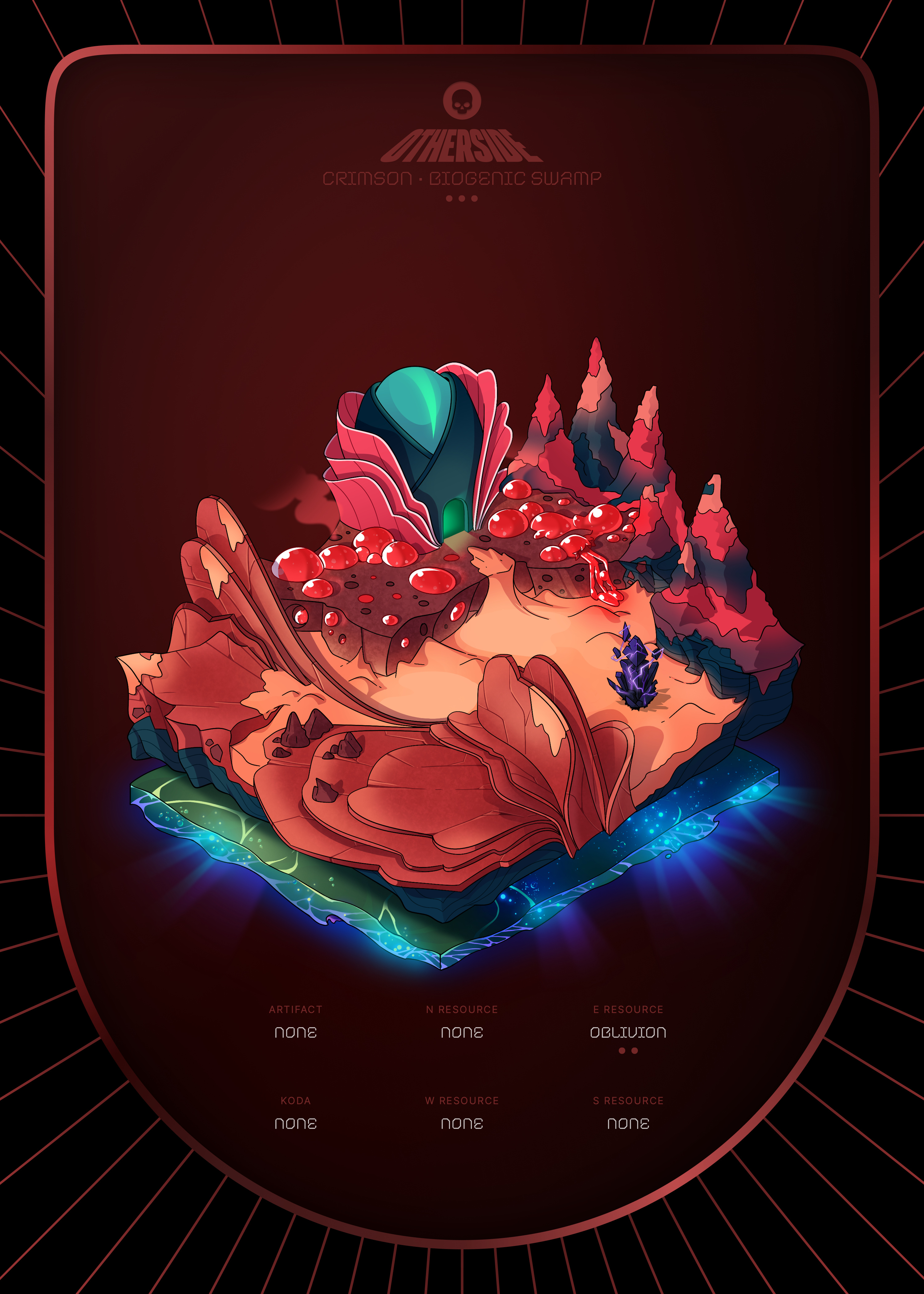 Otherdeed #9204 — Crimson