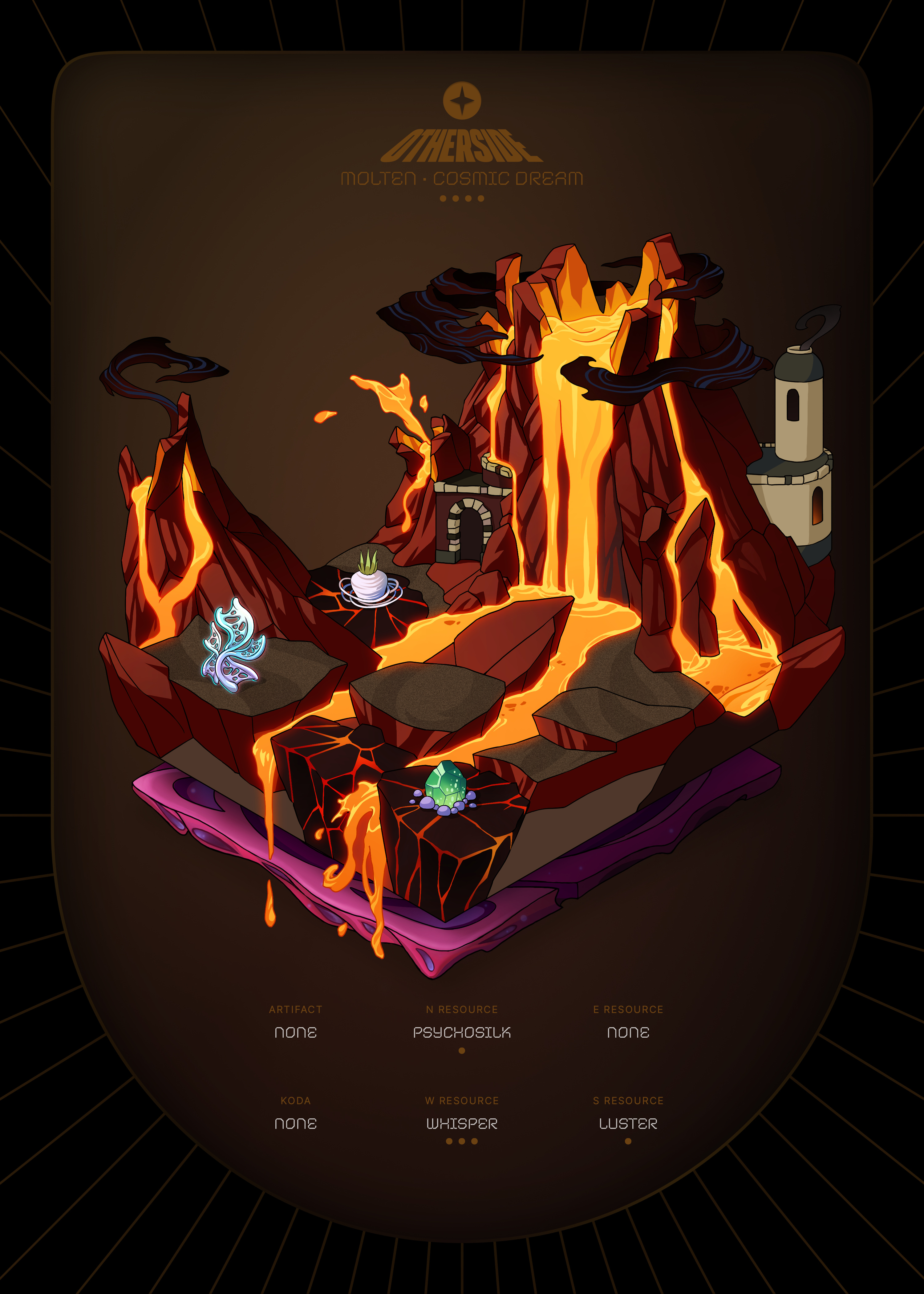 Otherdeed #34040 — Molten