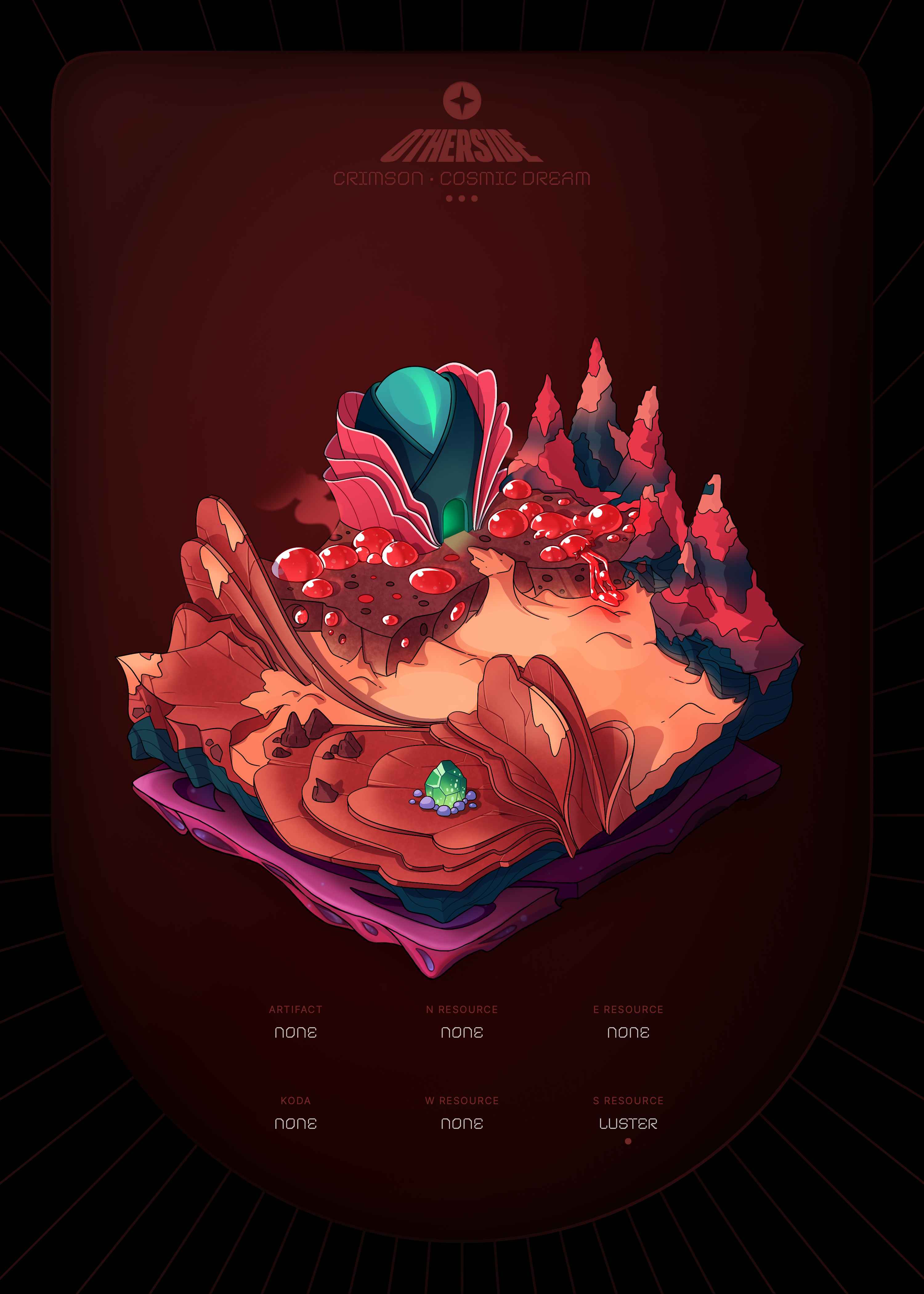 Otherdeed #36036 — Crimson