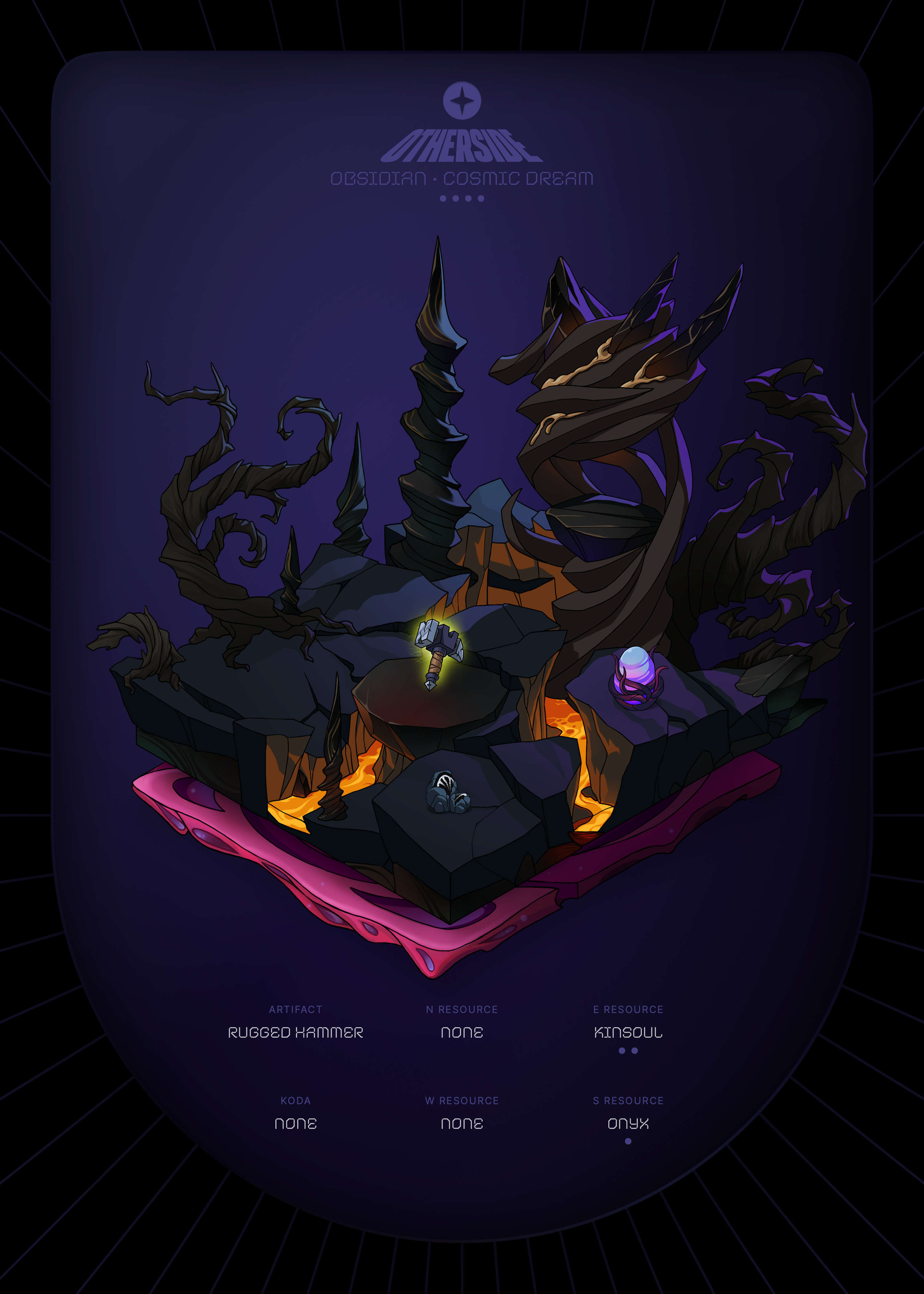 Otherdeed #33860 — Obsidian