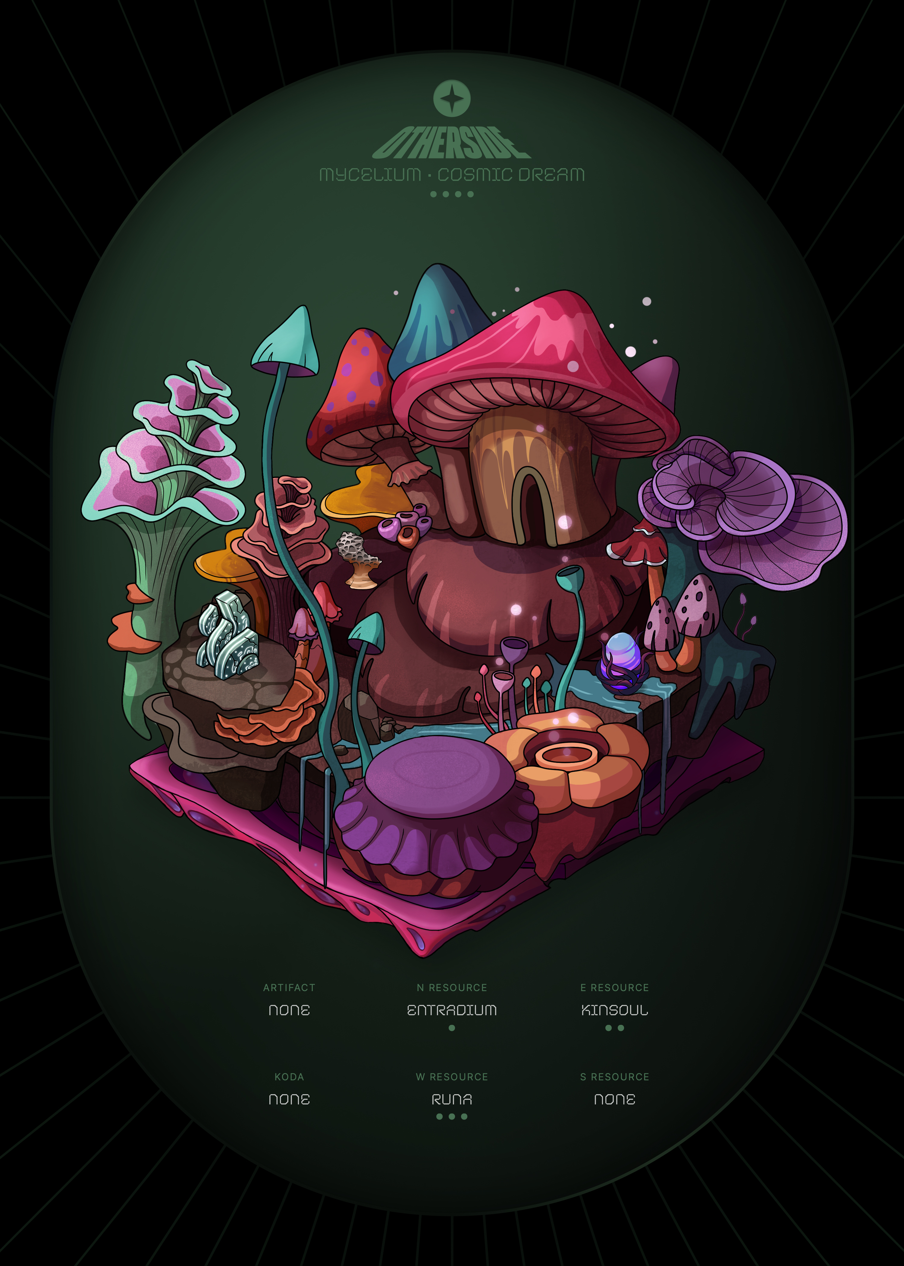Otherdeed #99105 — Mycelium
