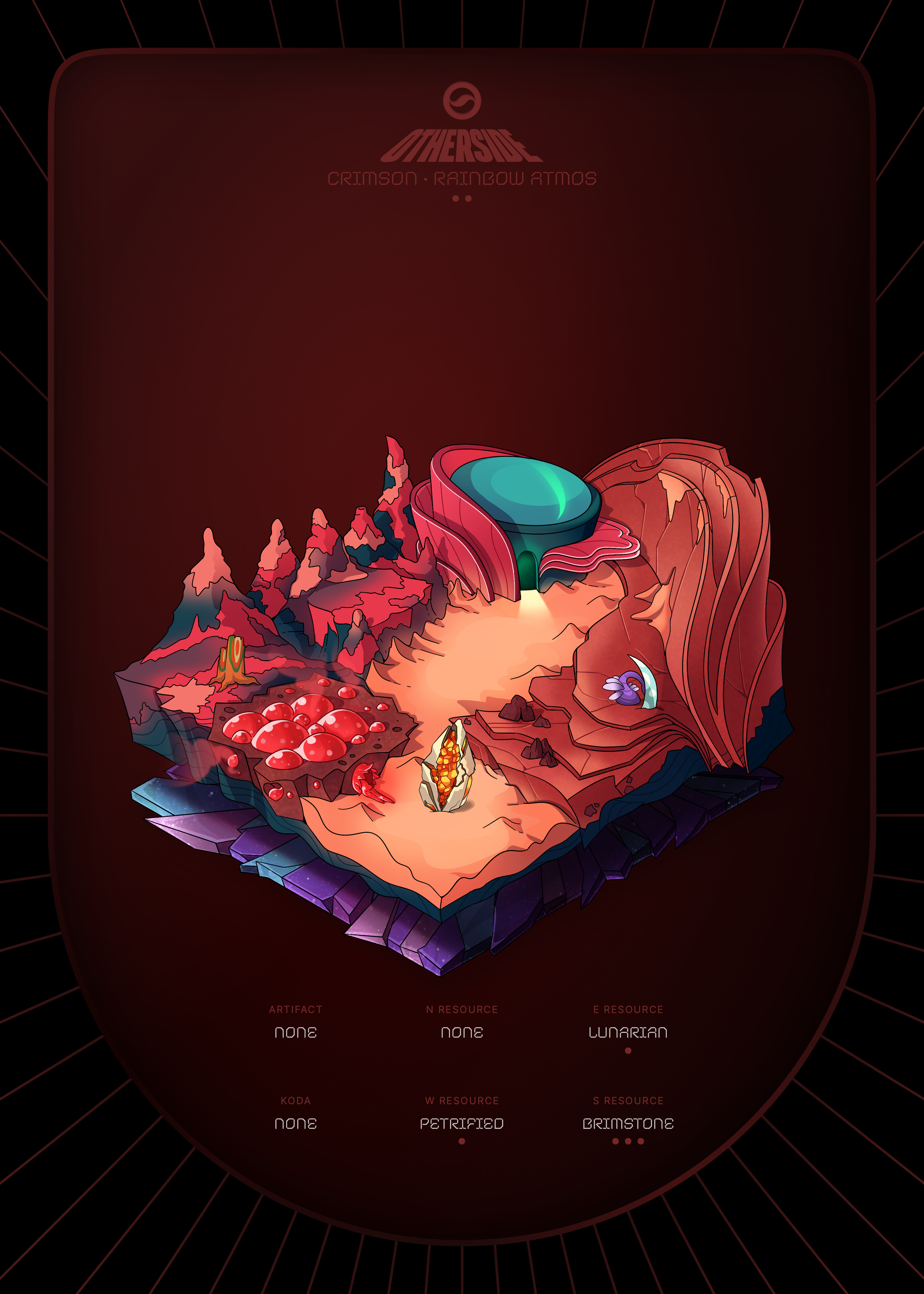 Otherdeed #80260 — Crimson