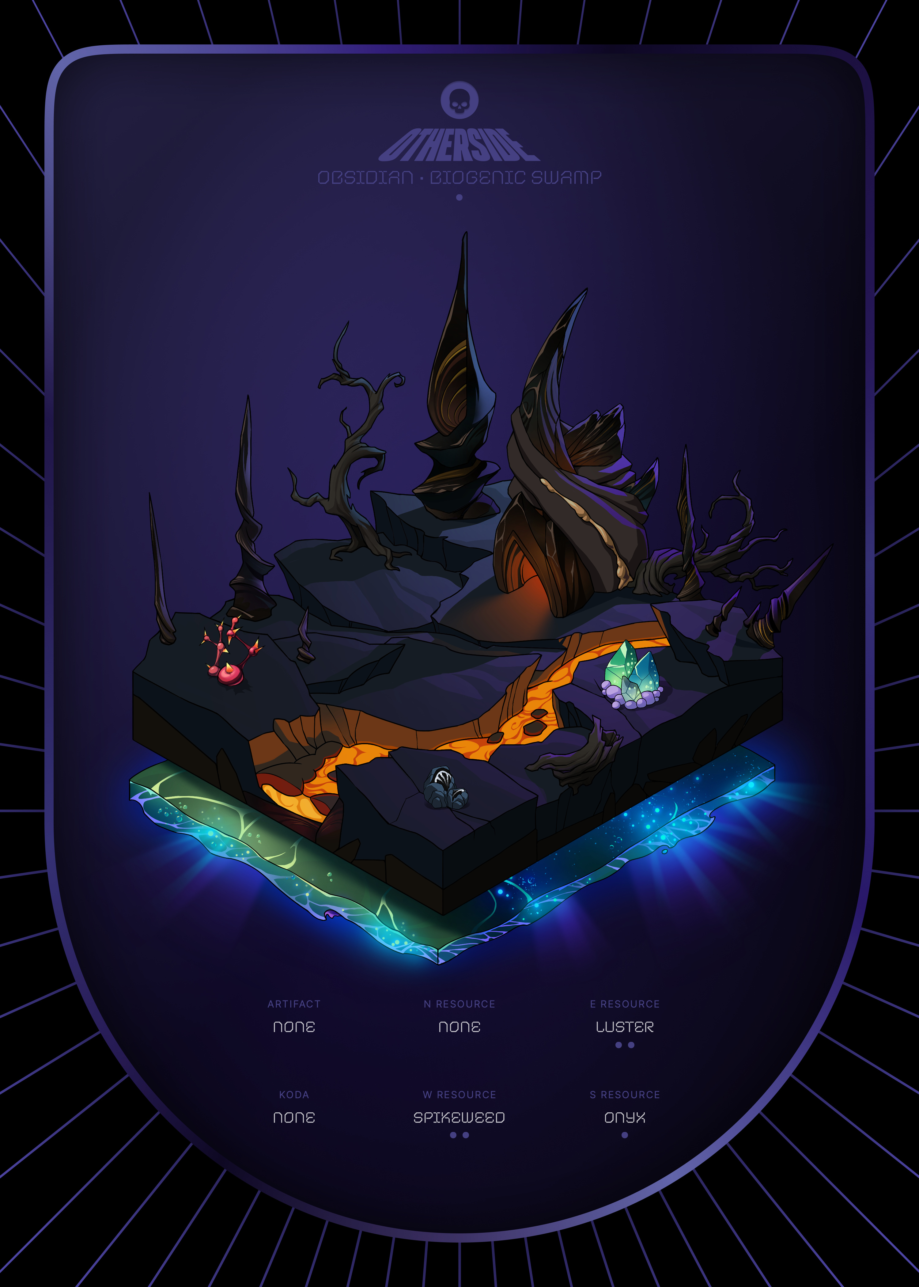 Otherdeed #8585 — Obsidian
