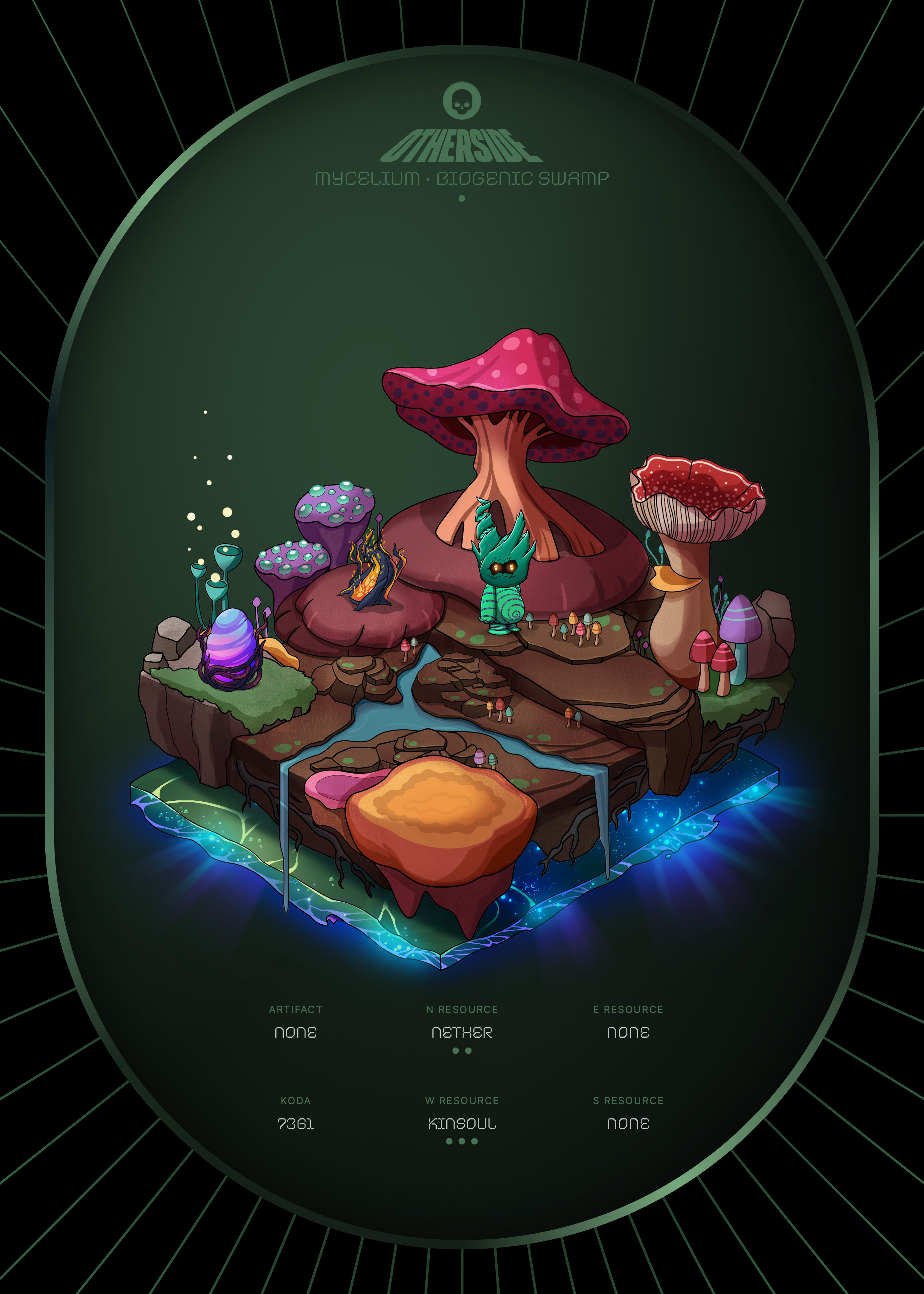 Otherdeed #1387 — Mycelium
