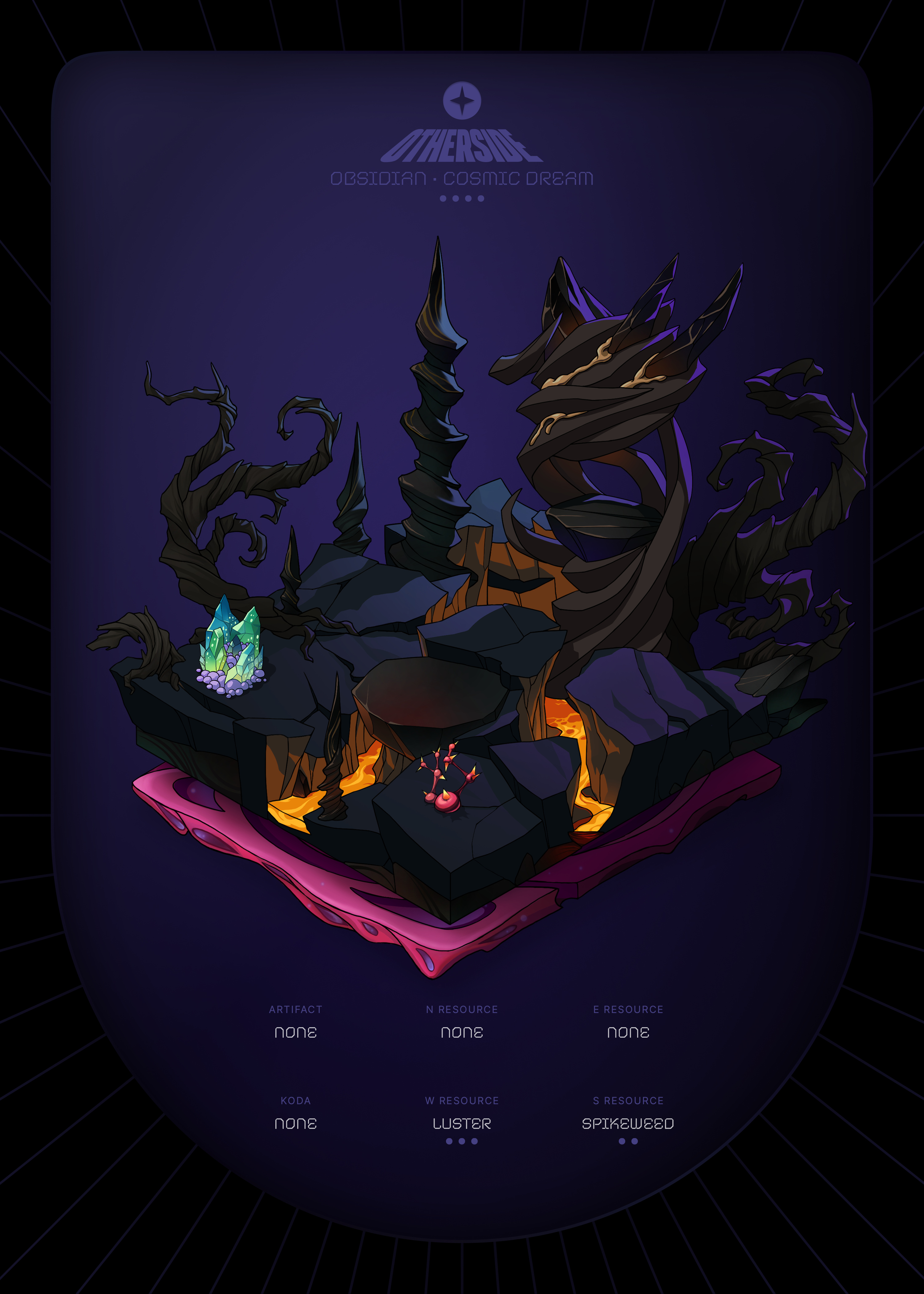 Otherdeed #37677 — Obsidian