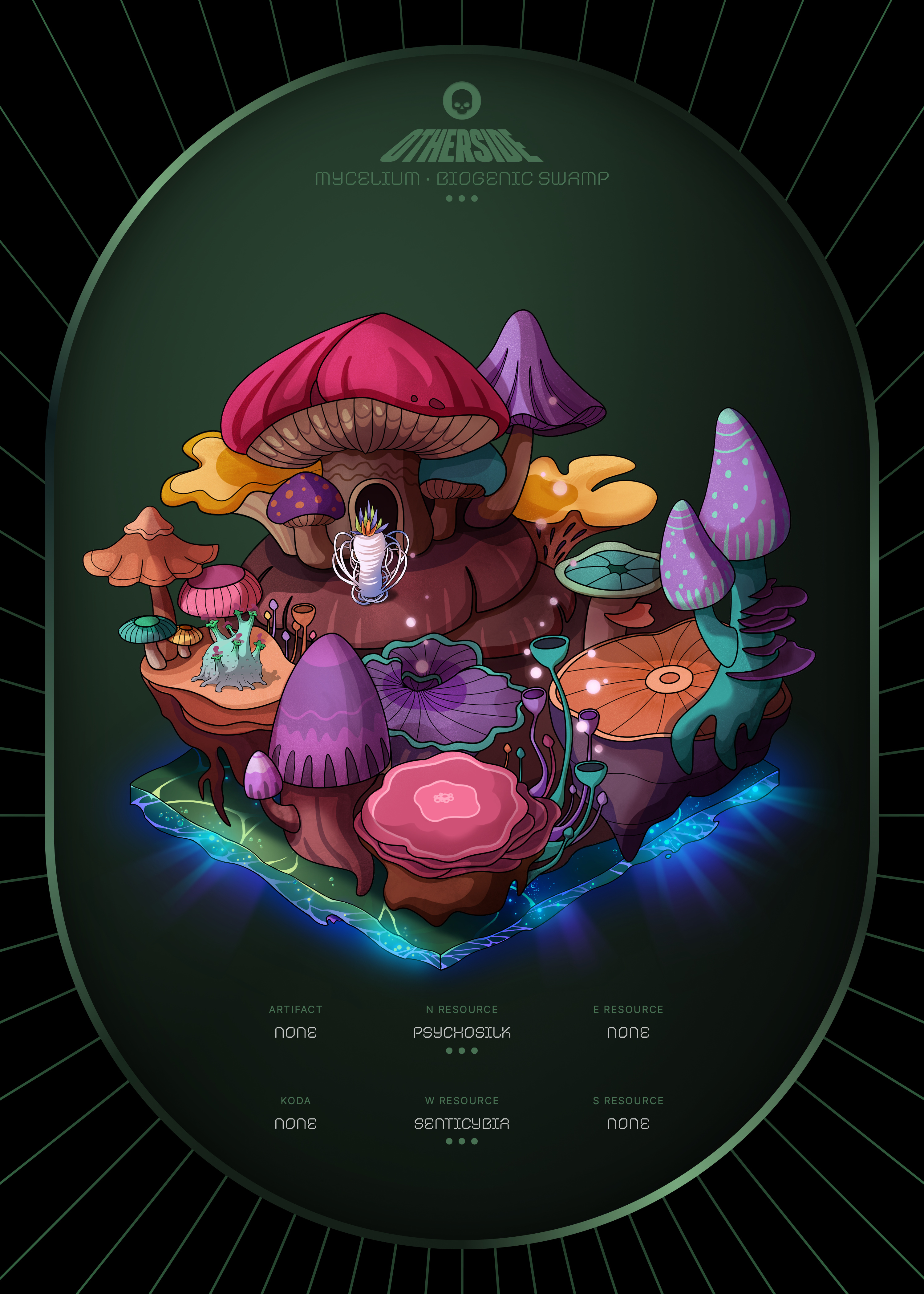 Otherdeed #865 — Mycelium