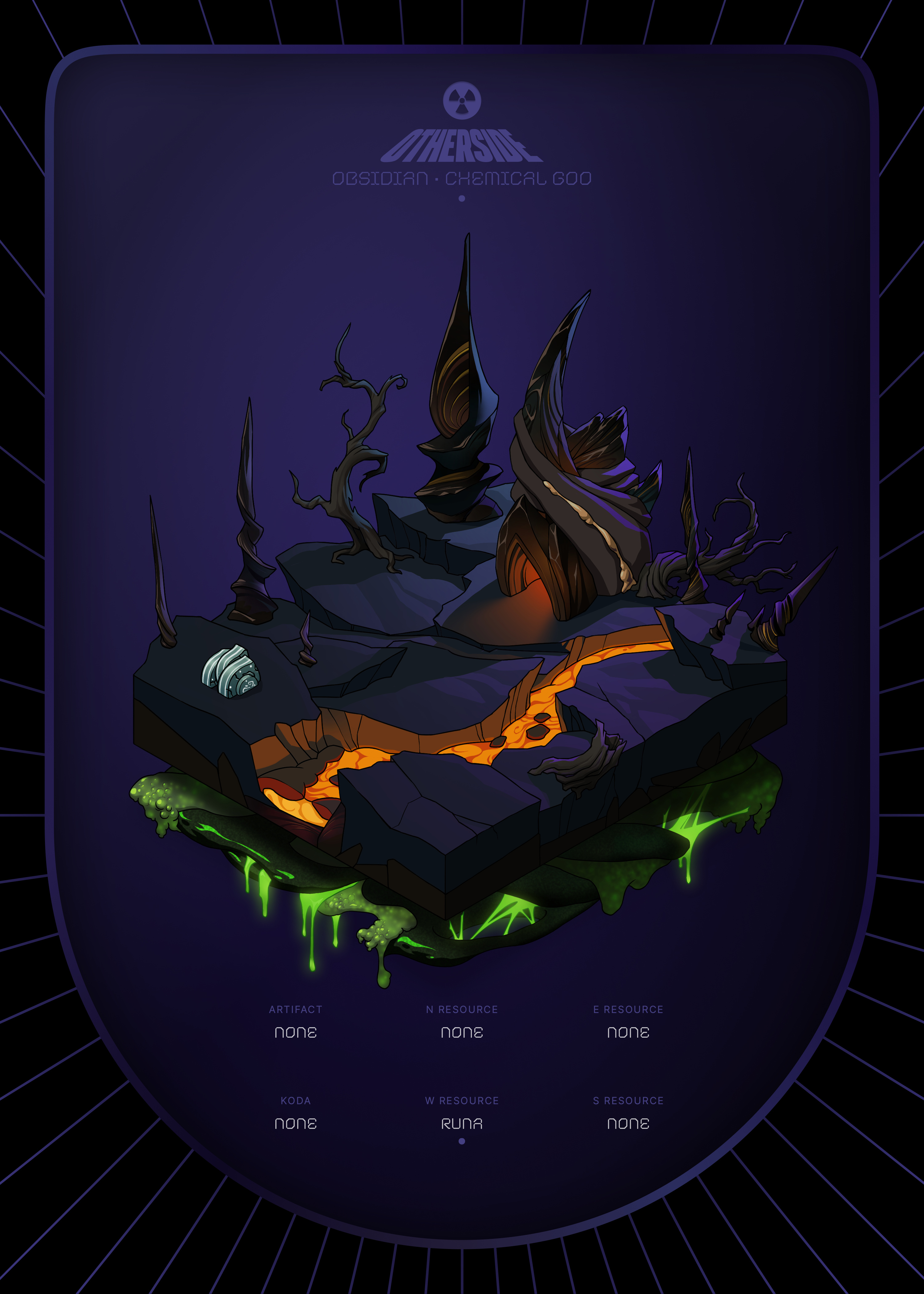 Otherdeed #14975 — Obsidian