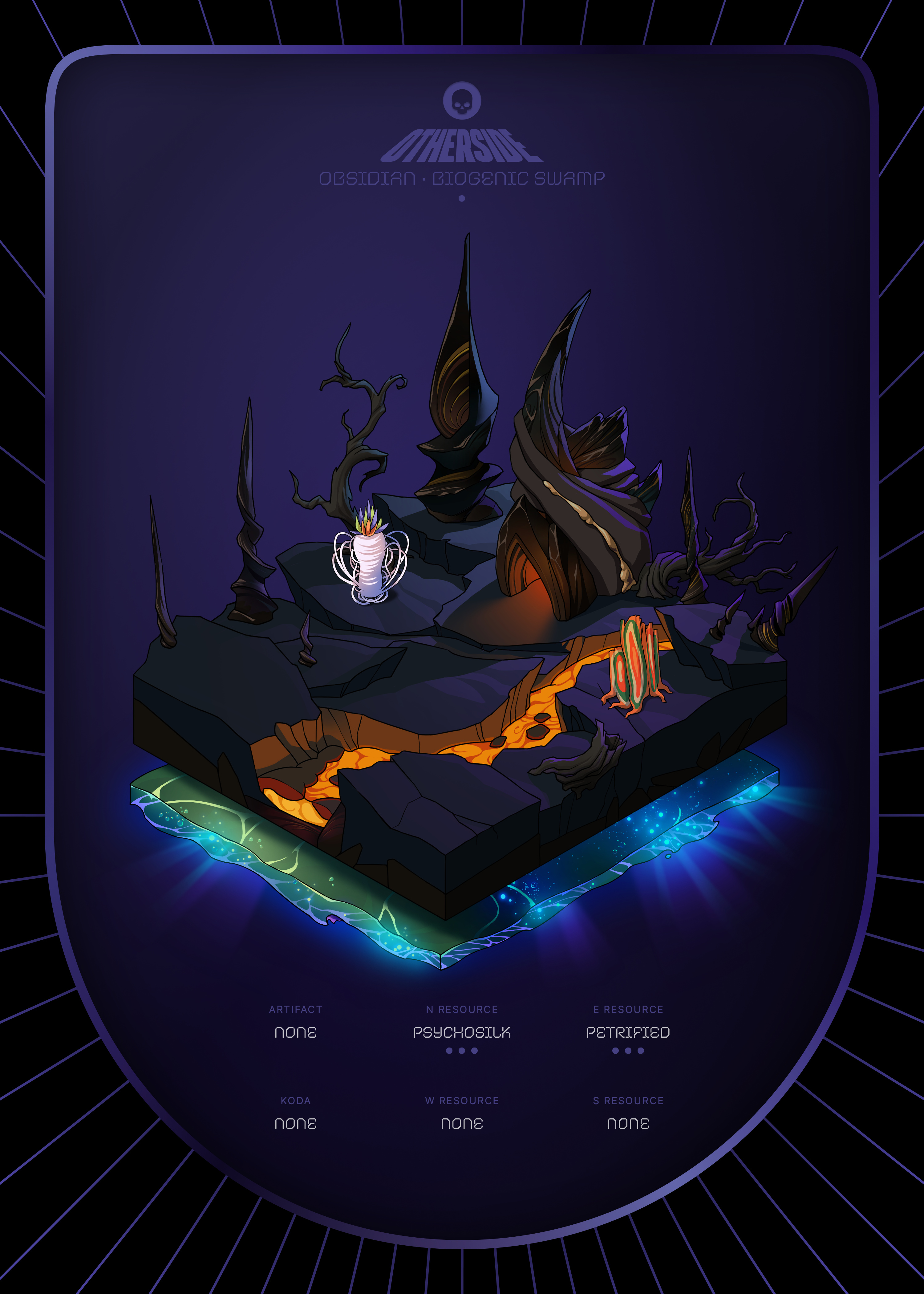 Otherdeed #5726 — Obsidian