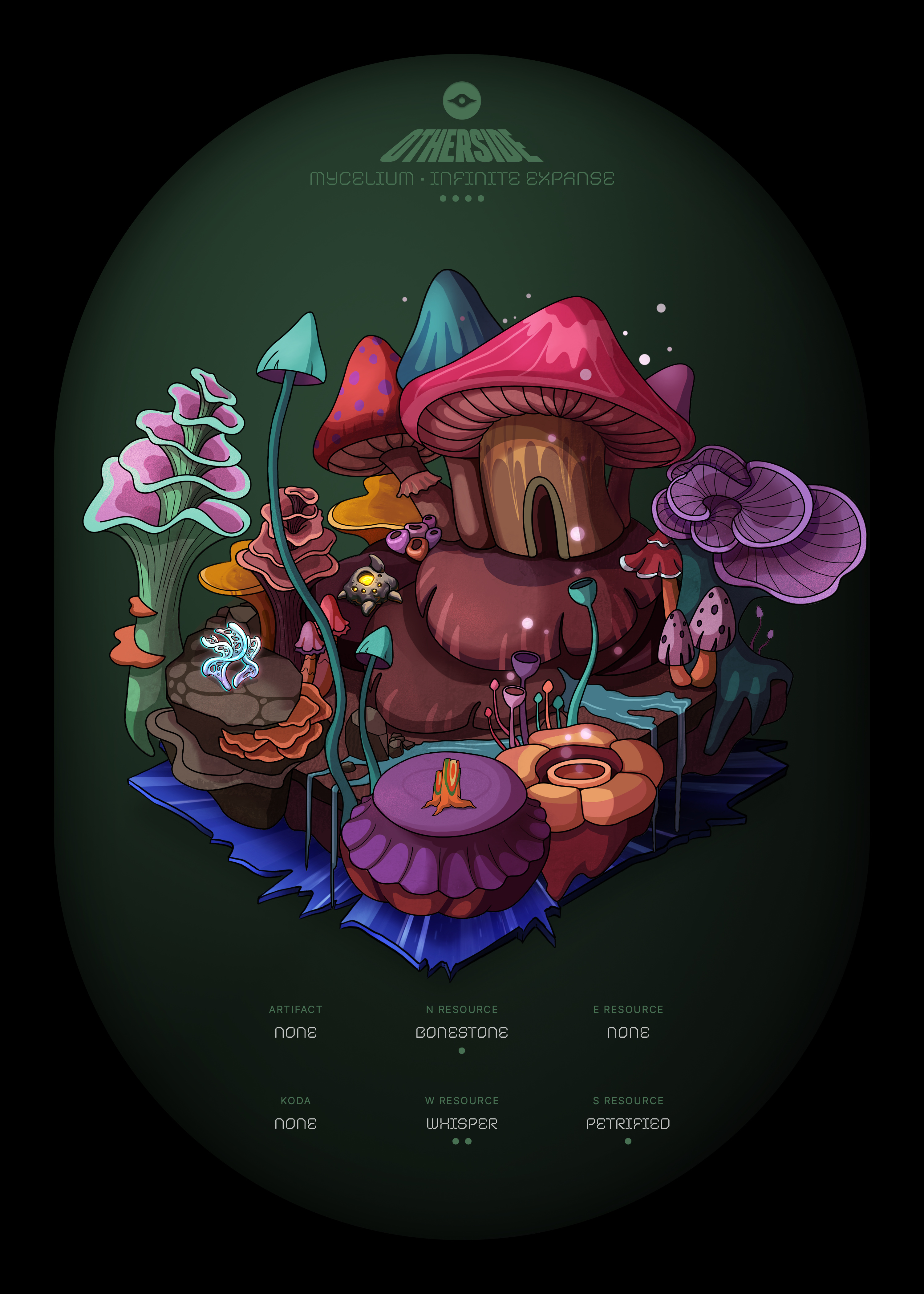 Otherdeed #54274 — Mycelium