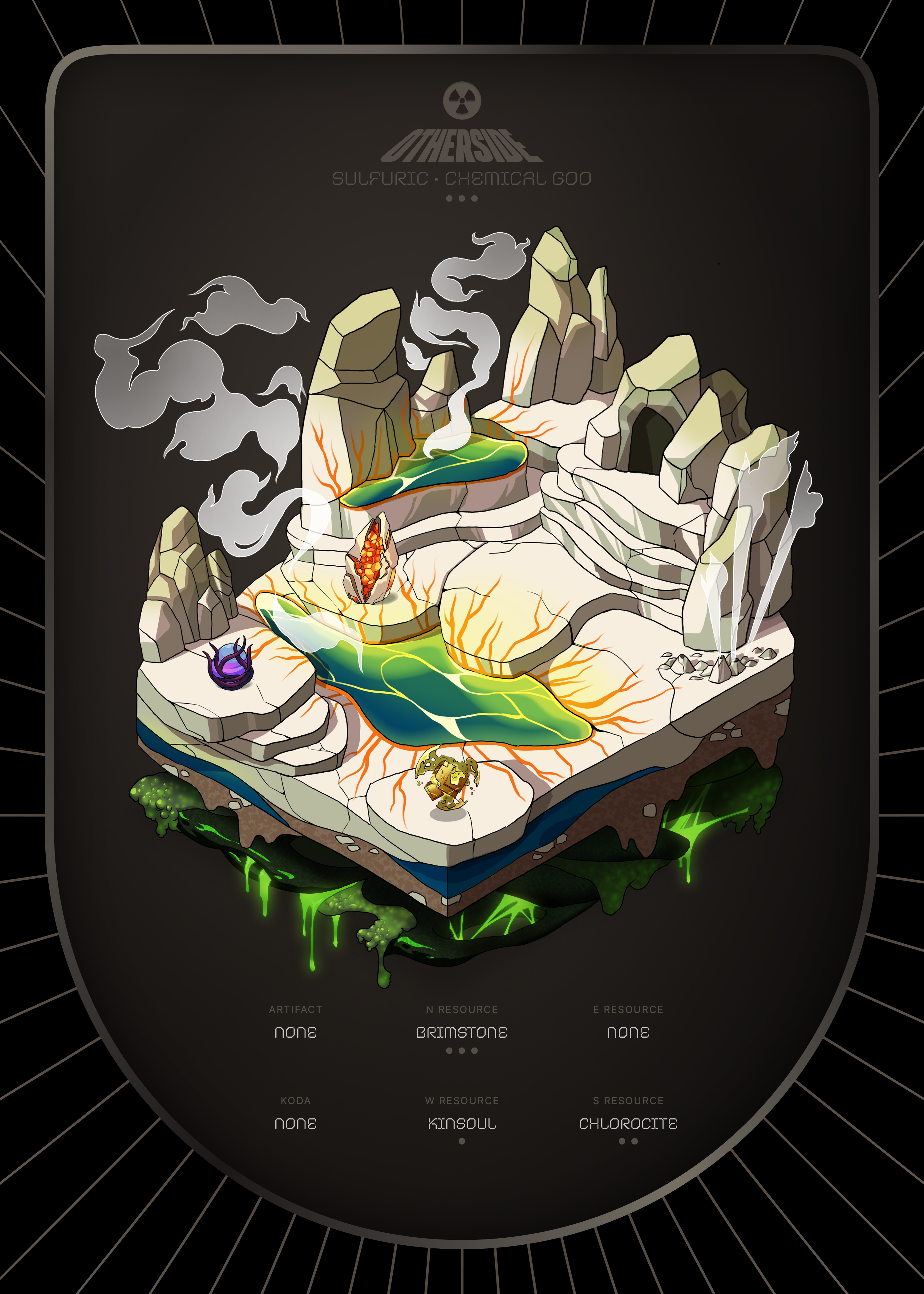 Otherdeed #16742 — Sulfuric