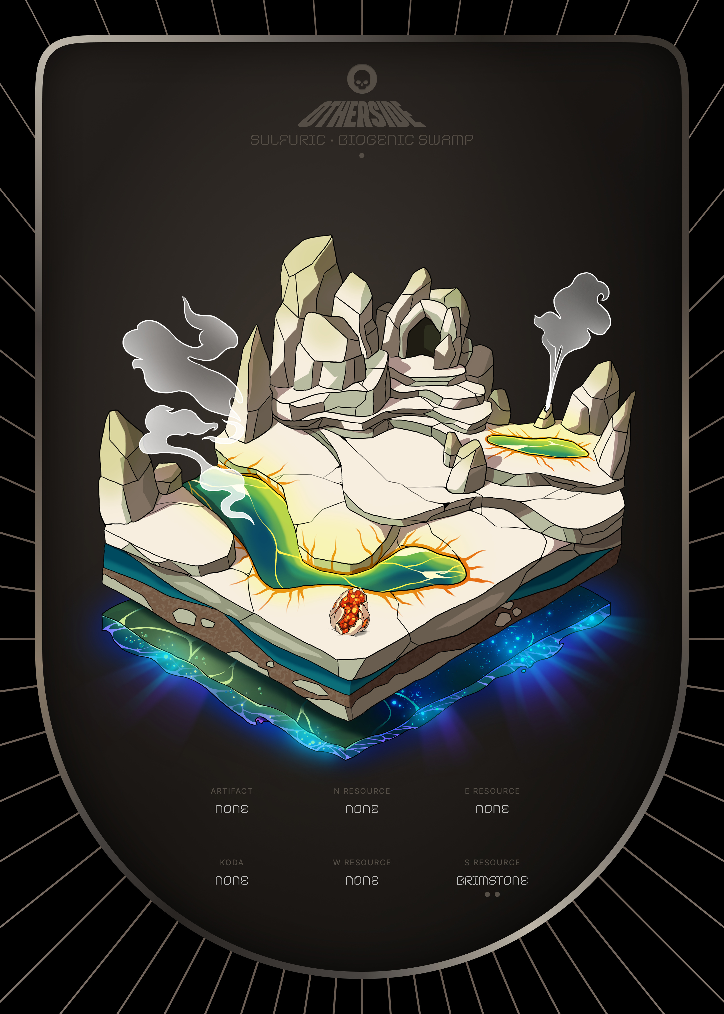 Otherdeed #5374 — Sulfuric