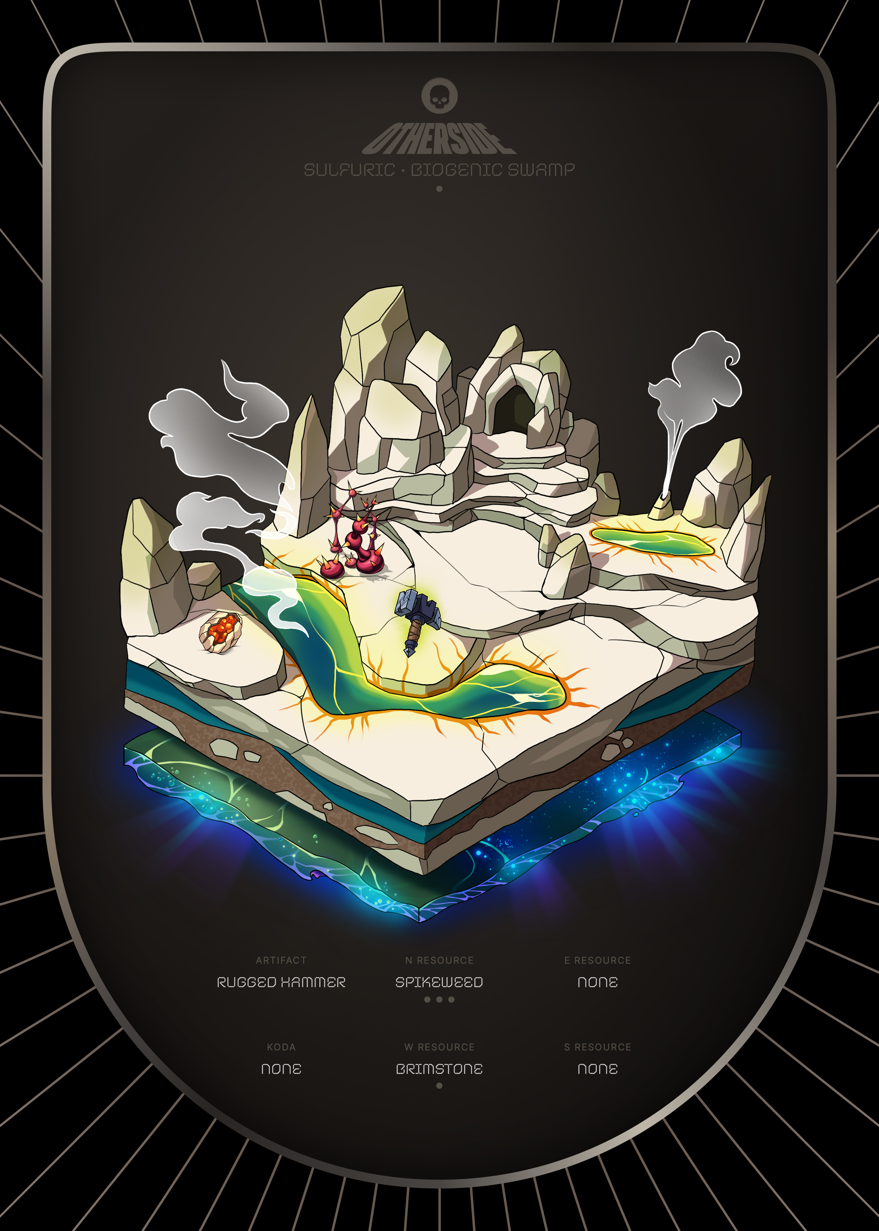 Otherdeed #7506 — Sulfuric