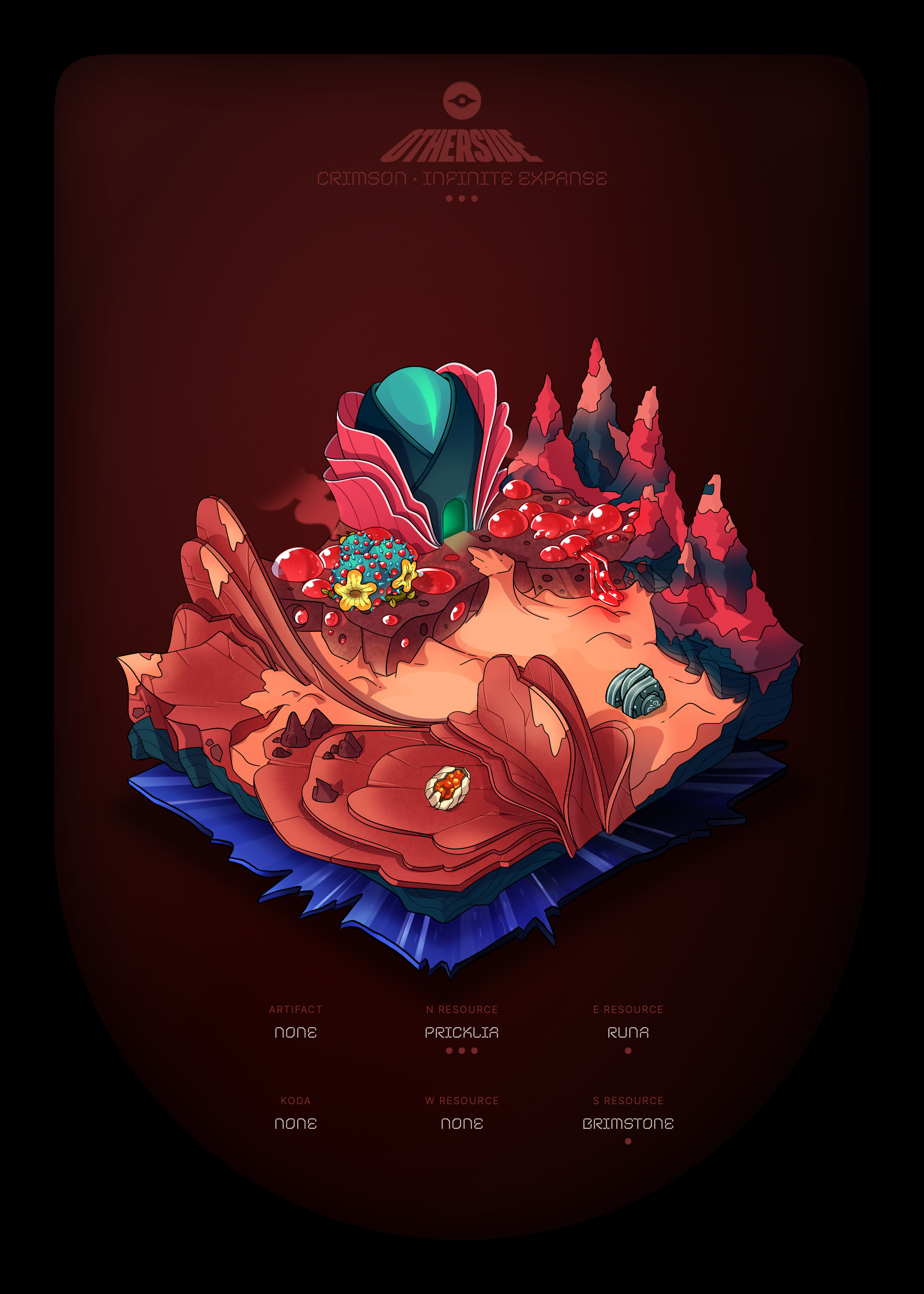 Otherdeed #47032 — Crimson