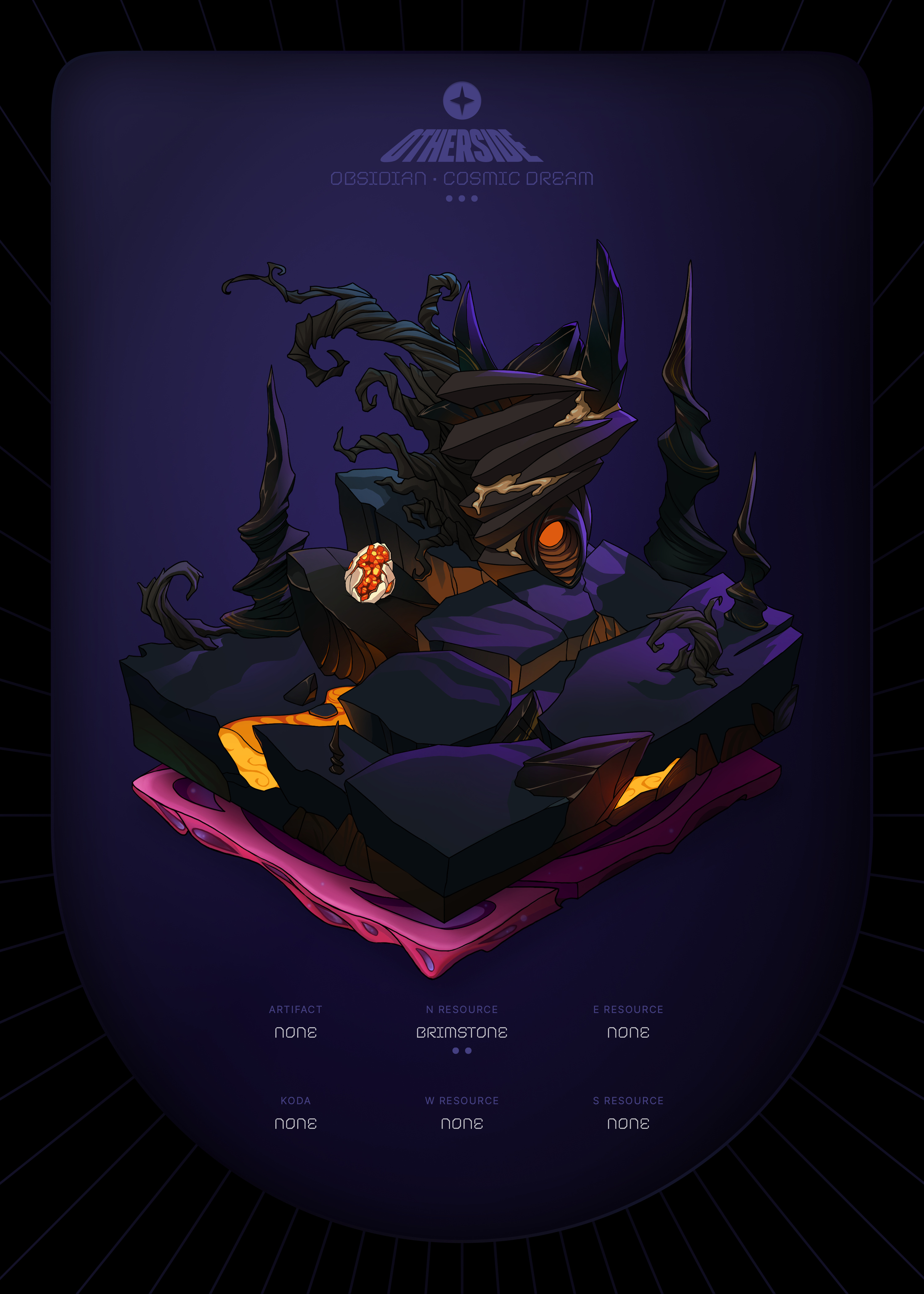 Otherdeed #99974 — Obsidian