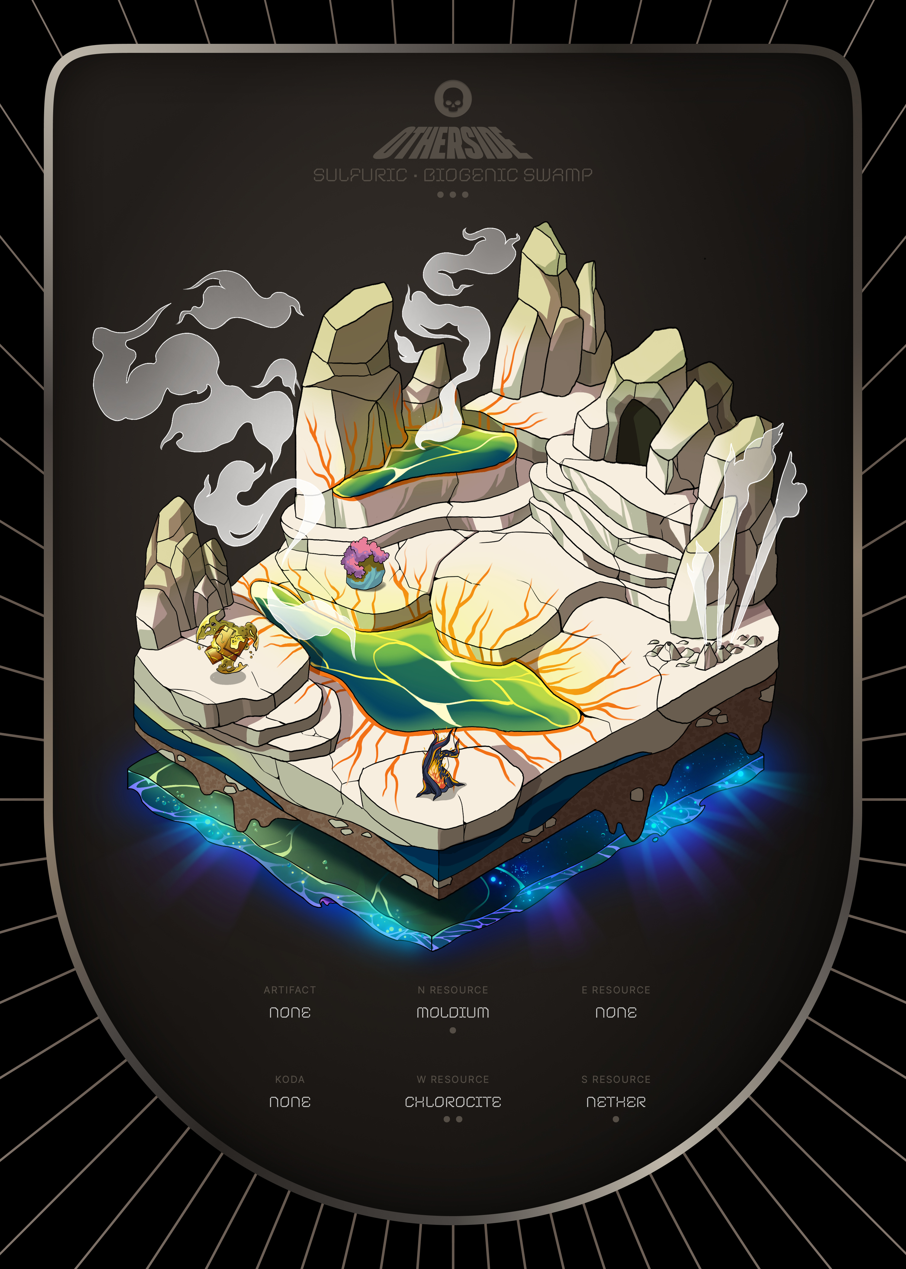 Otherdeed #2792 — Sulfuric