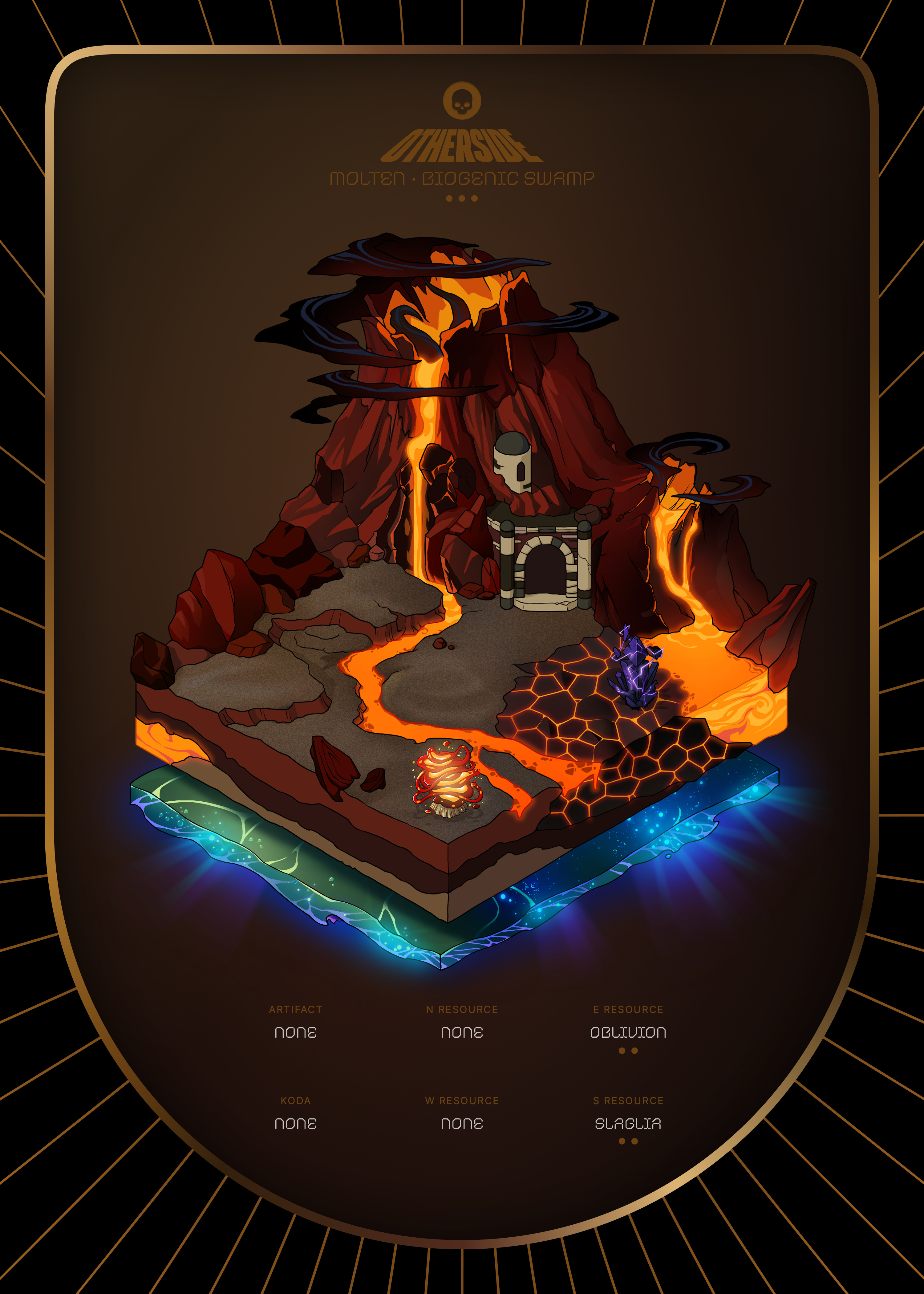 Otherdeed #8658 — Molten