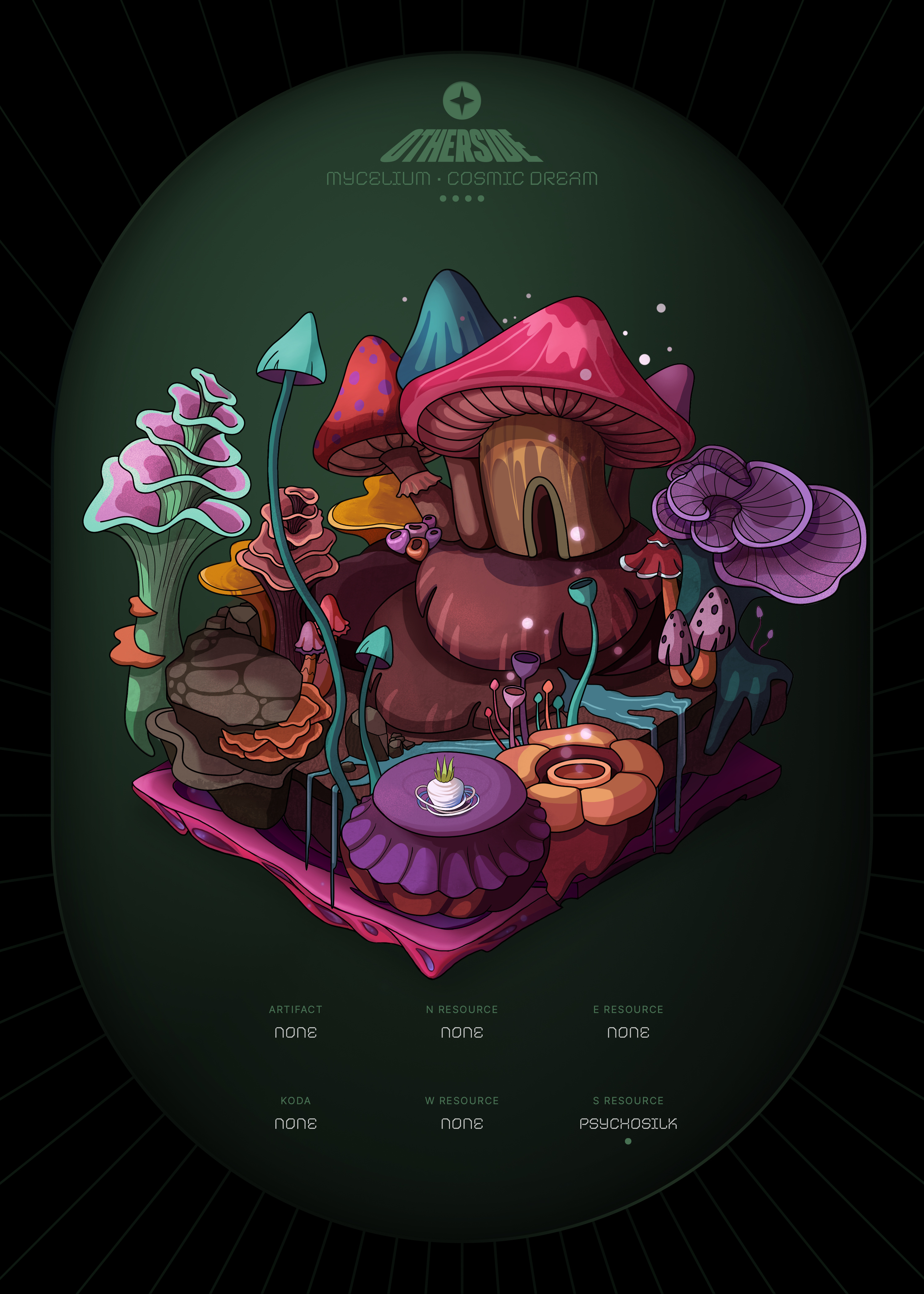 Otherdeed #32031 — Mycelium