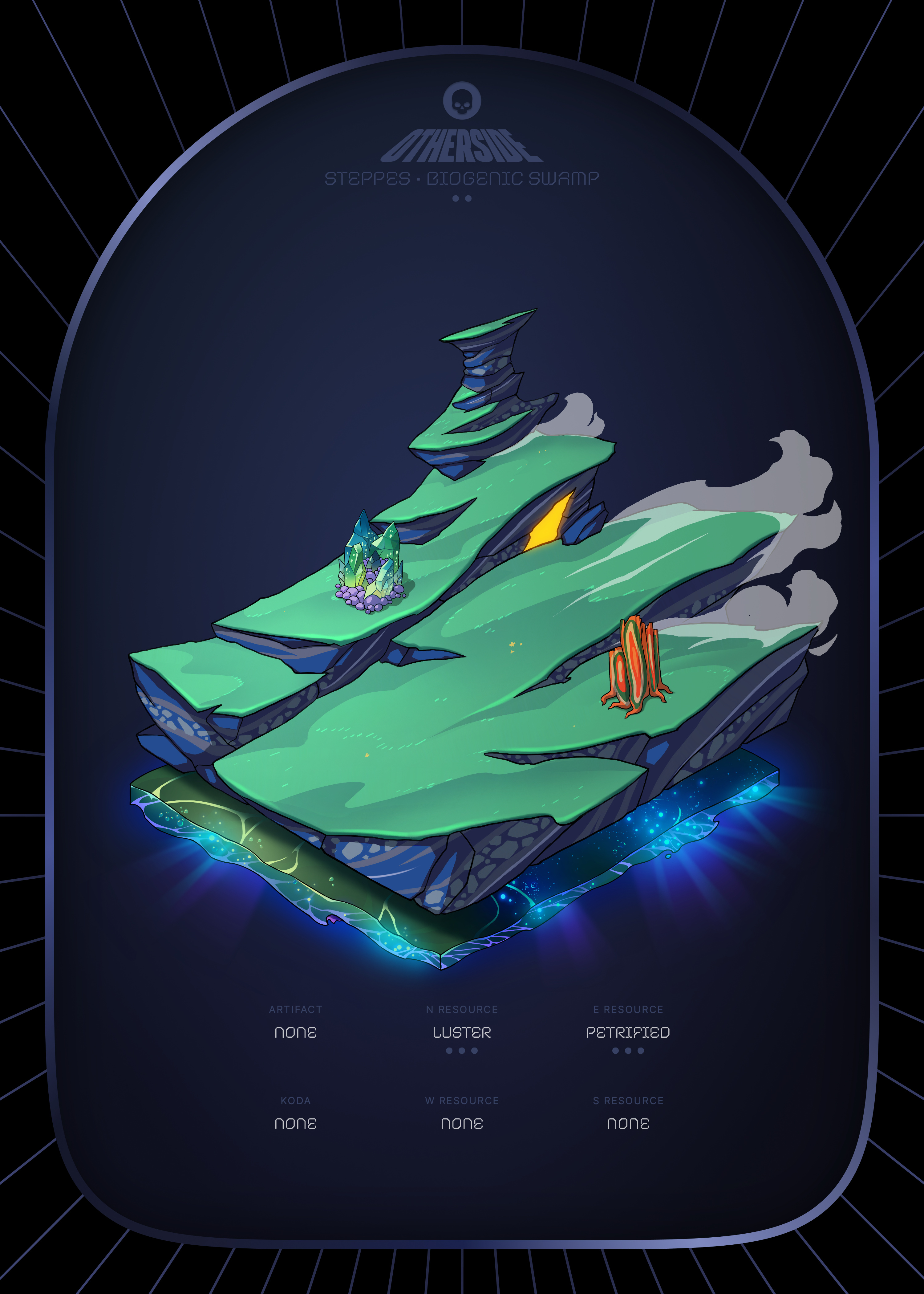 Otherdeed #5888 — Steppes