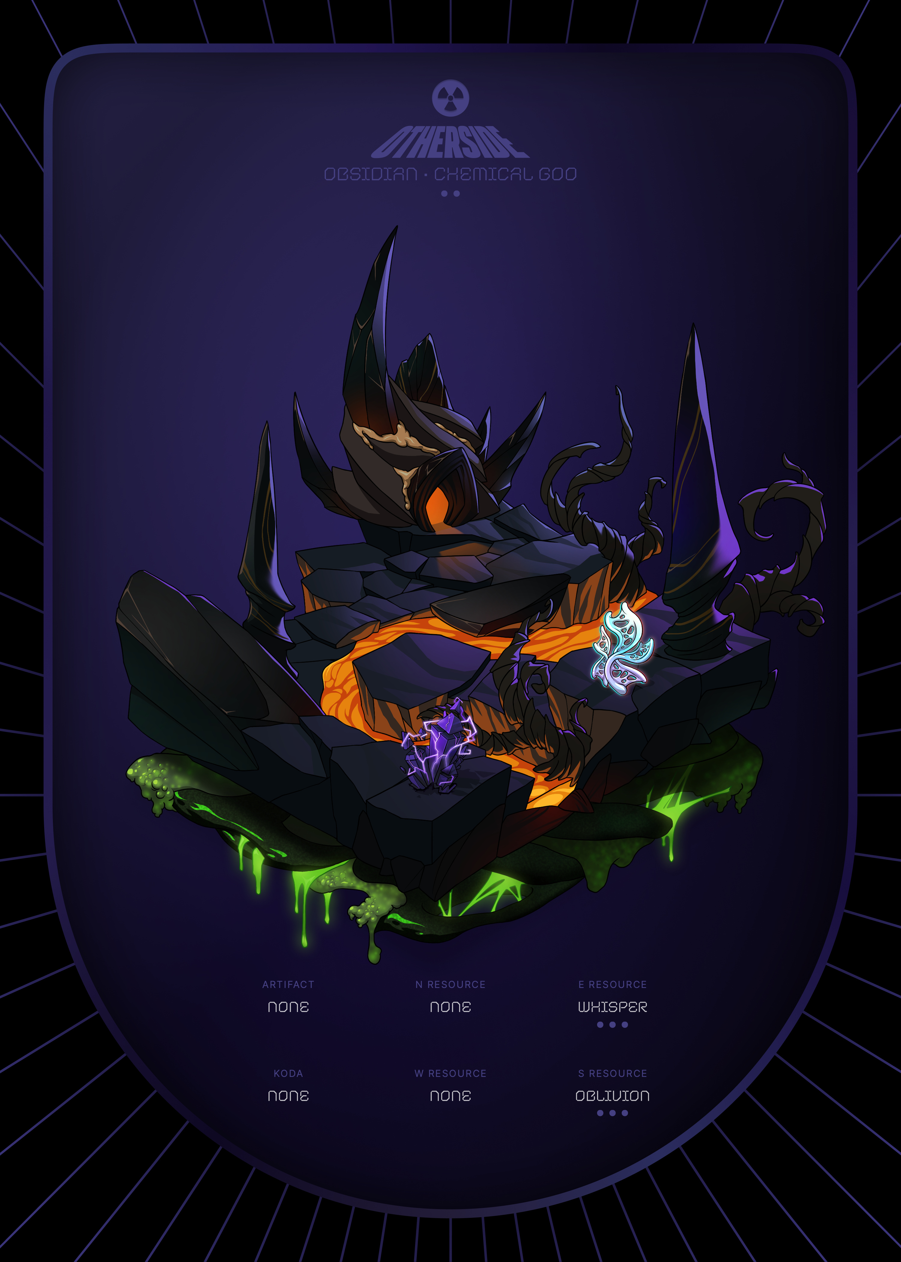 Otherdeed #20712 — Obsidian