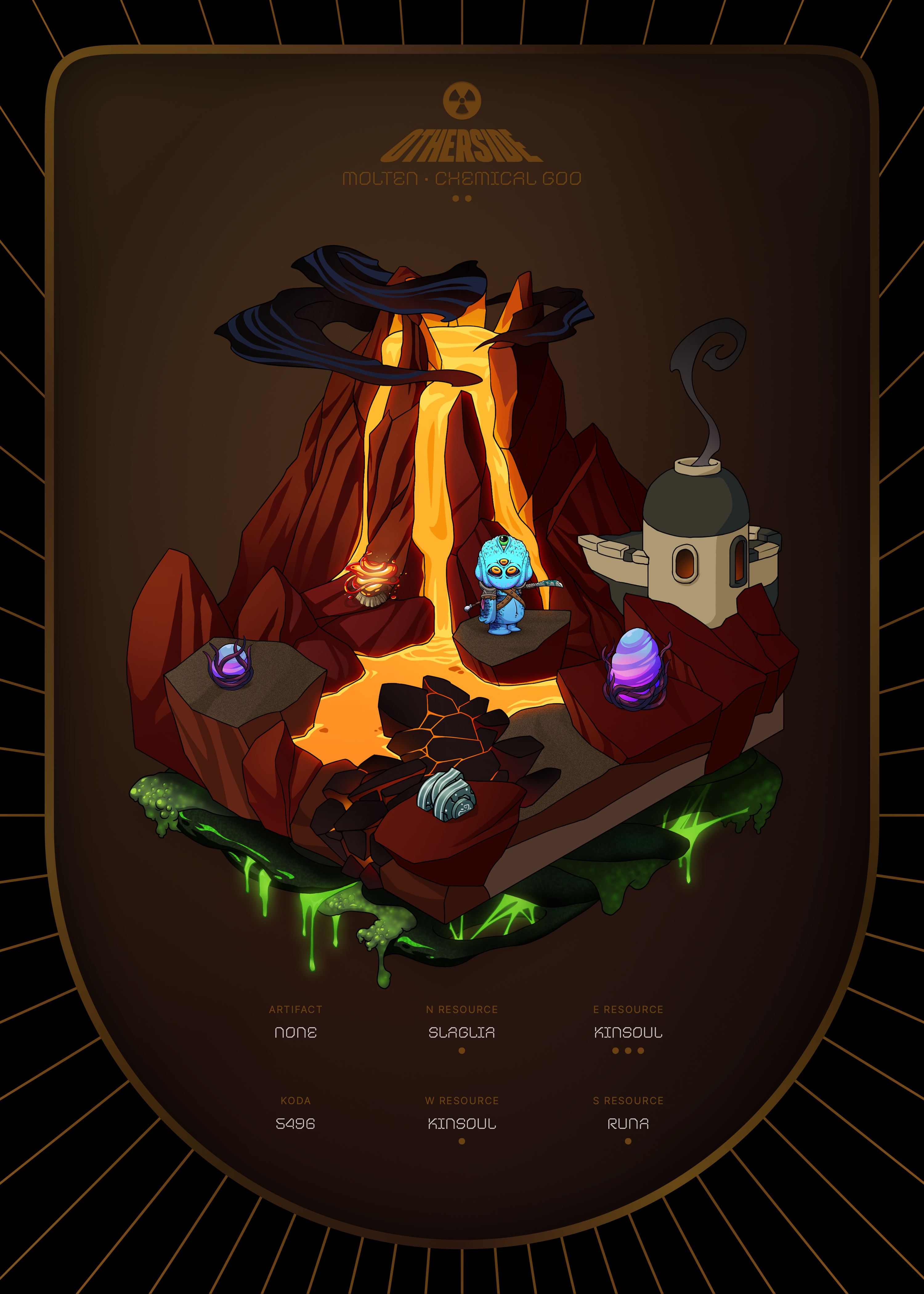 Otherdeed #16165 — Molten