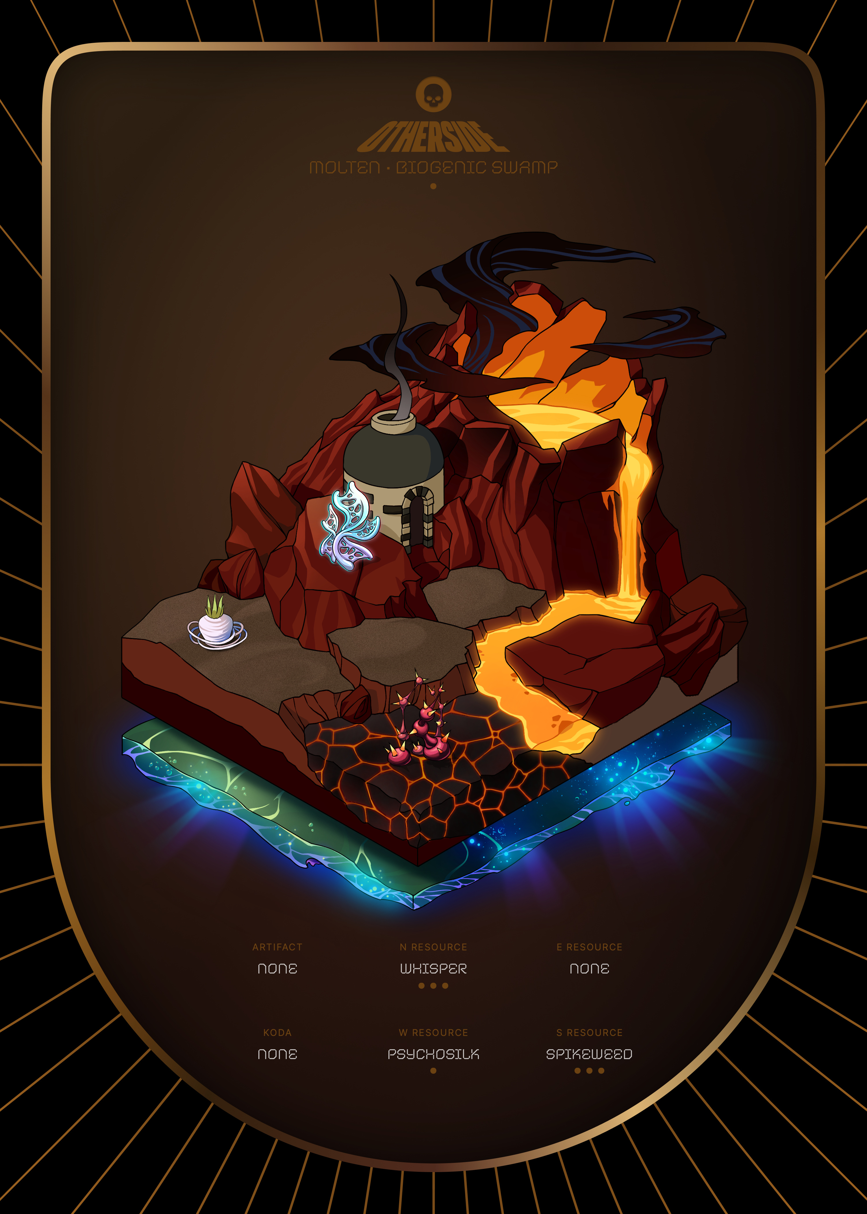 Otherdeed #8404 — Molten