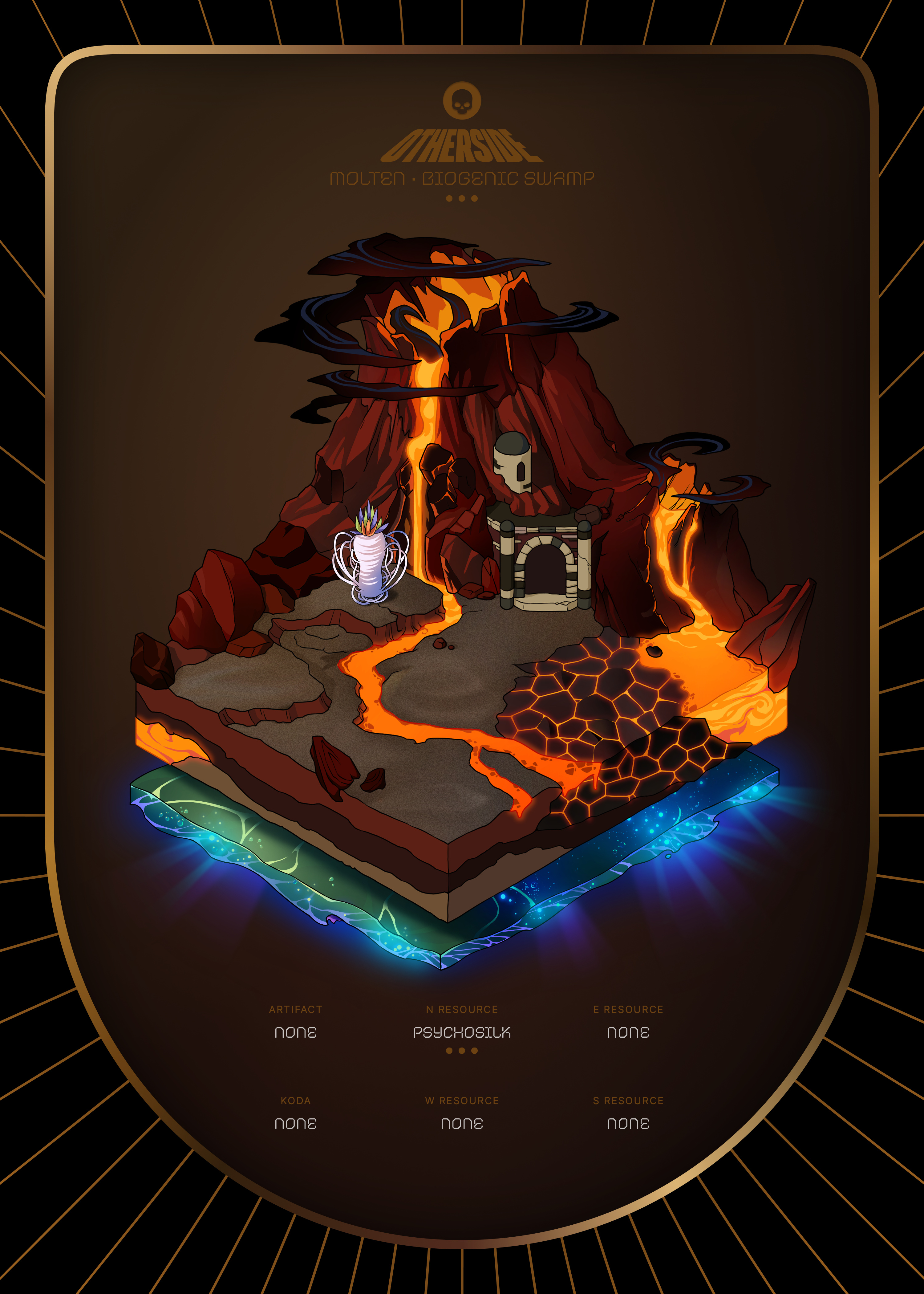 Otherdeed #8786 — Molten