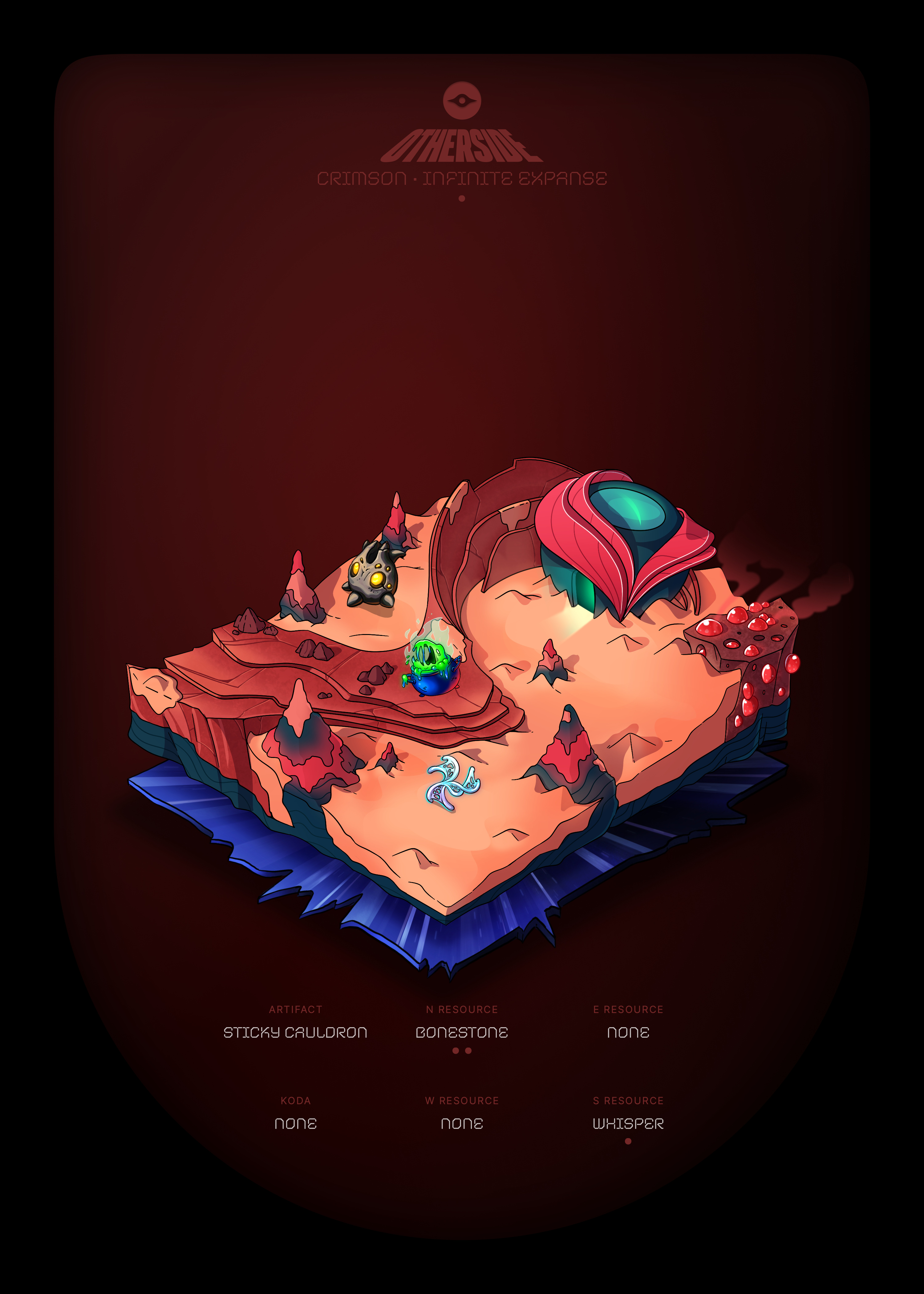 Otherdeed #50941 — Crimson