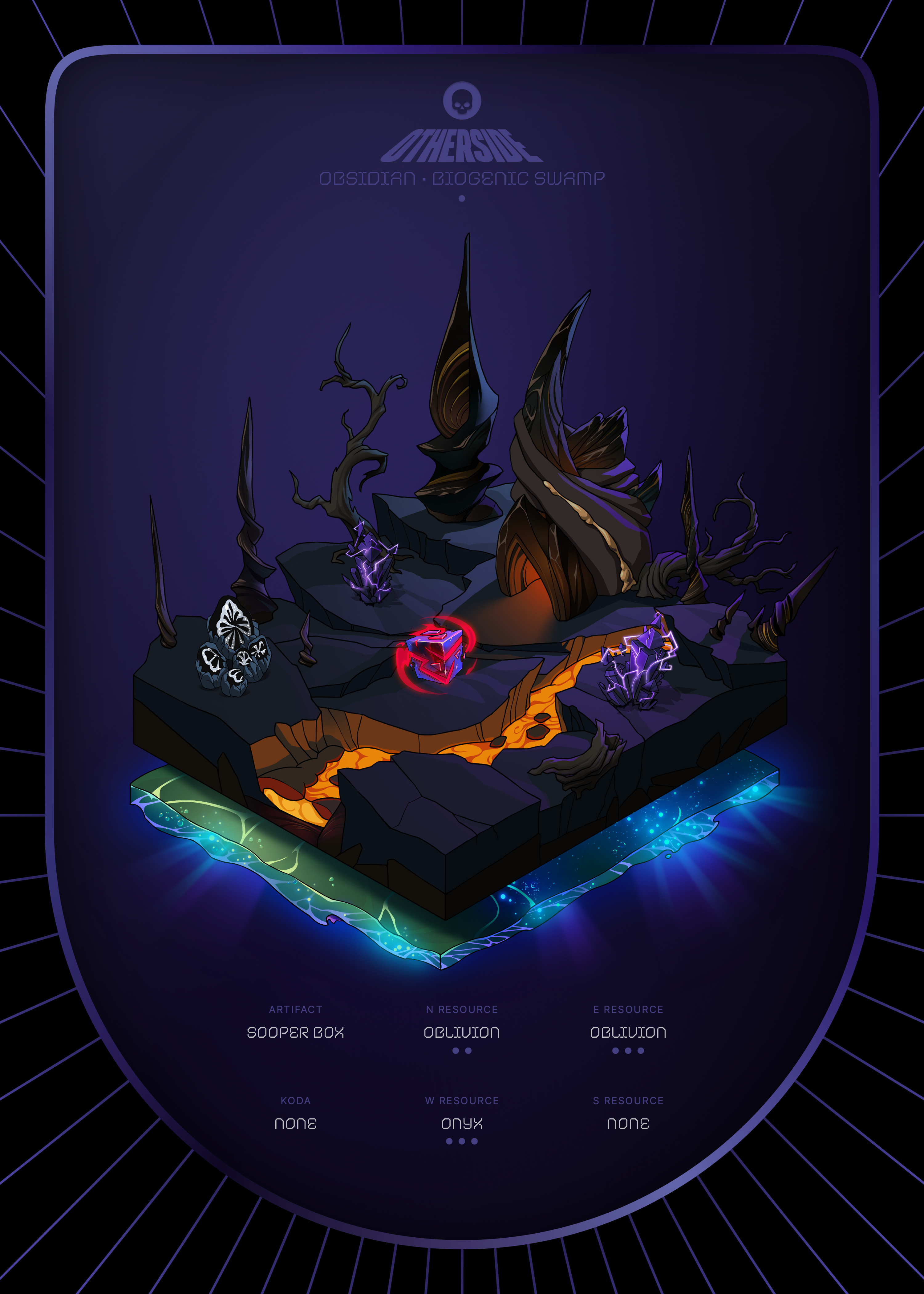 Otherdeed #8548 — Obsidian