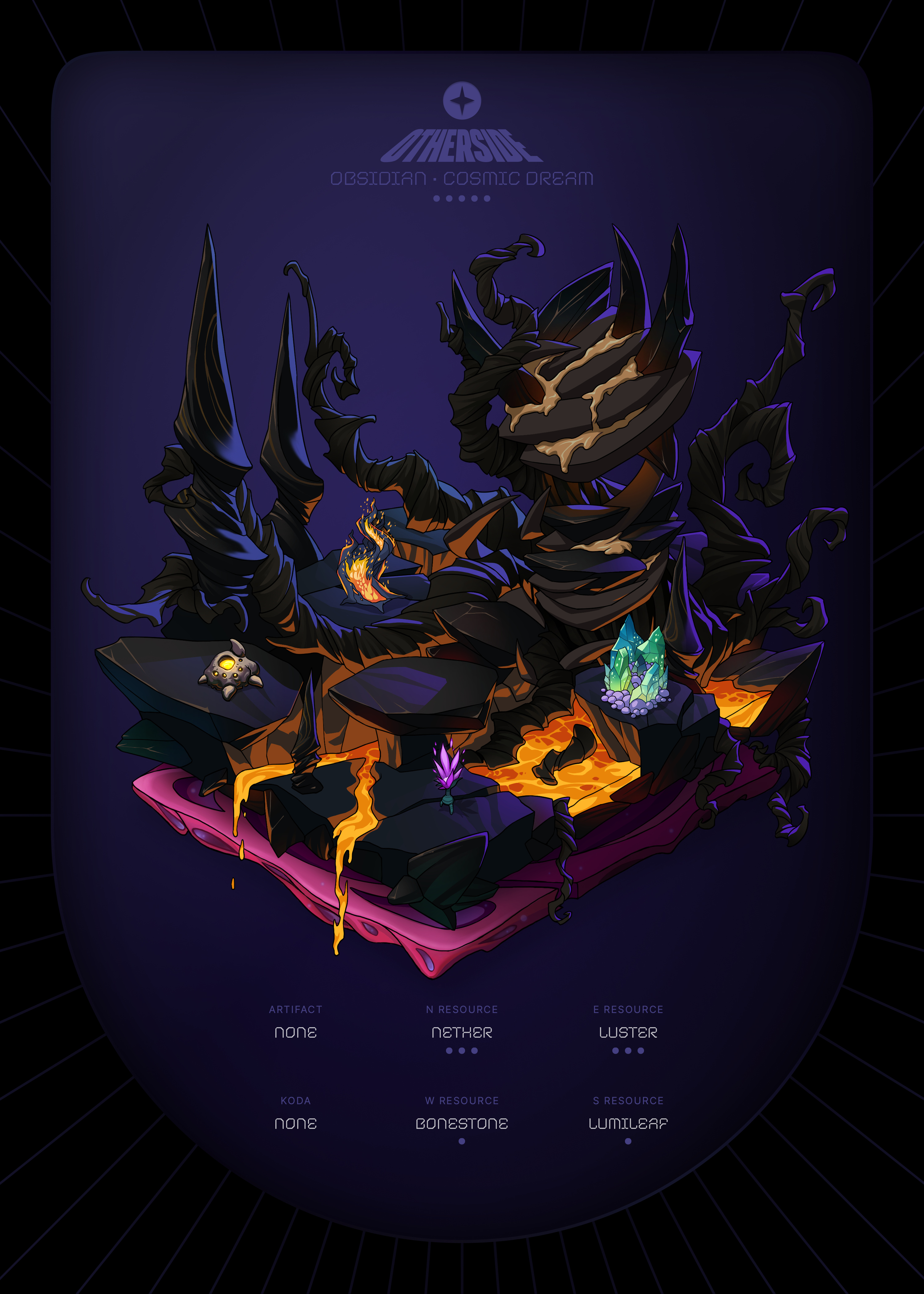 Otherdeed #30087 — Obsidian