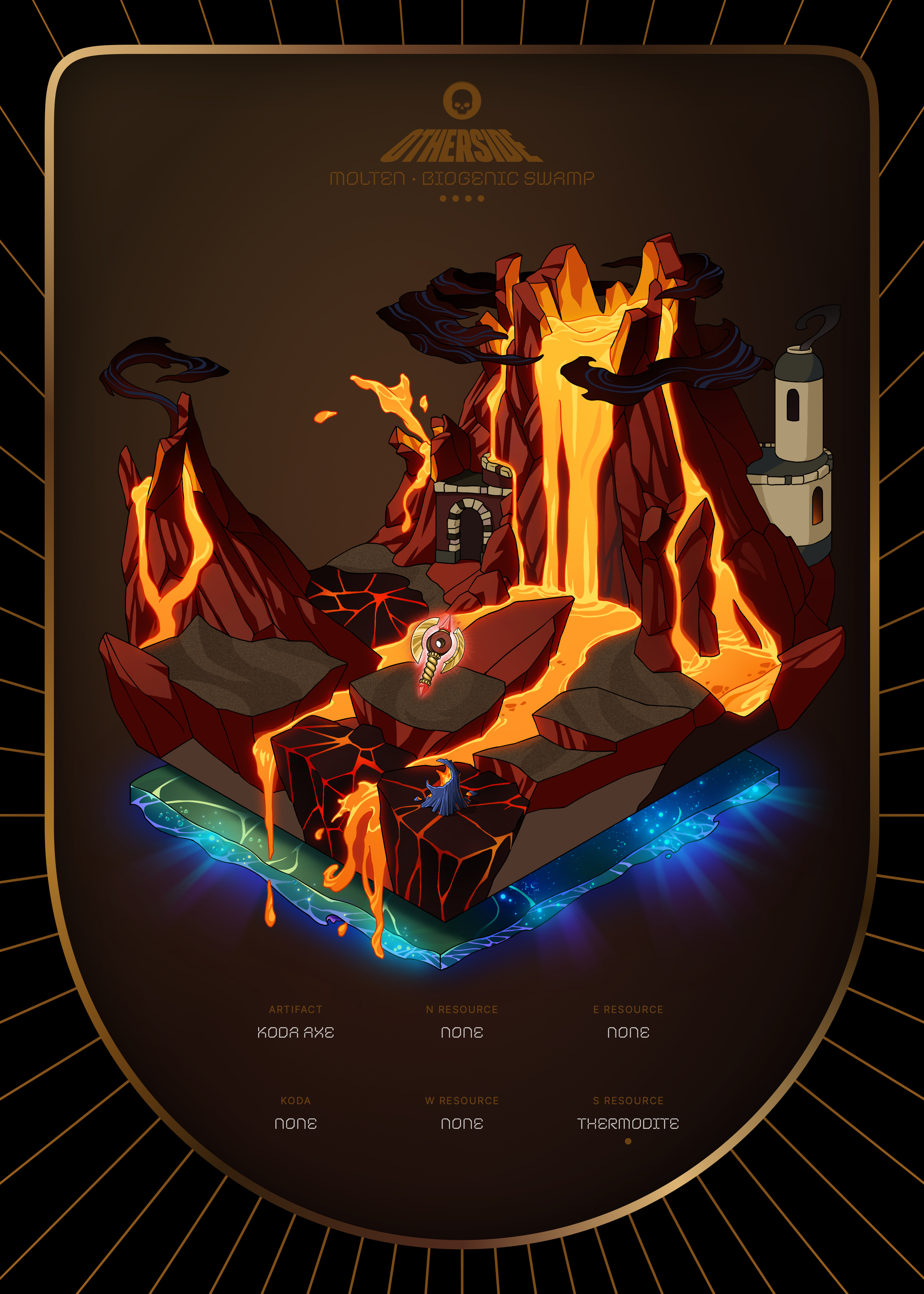 Otherdeed #9710 — Molten
