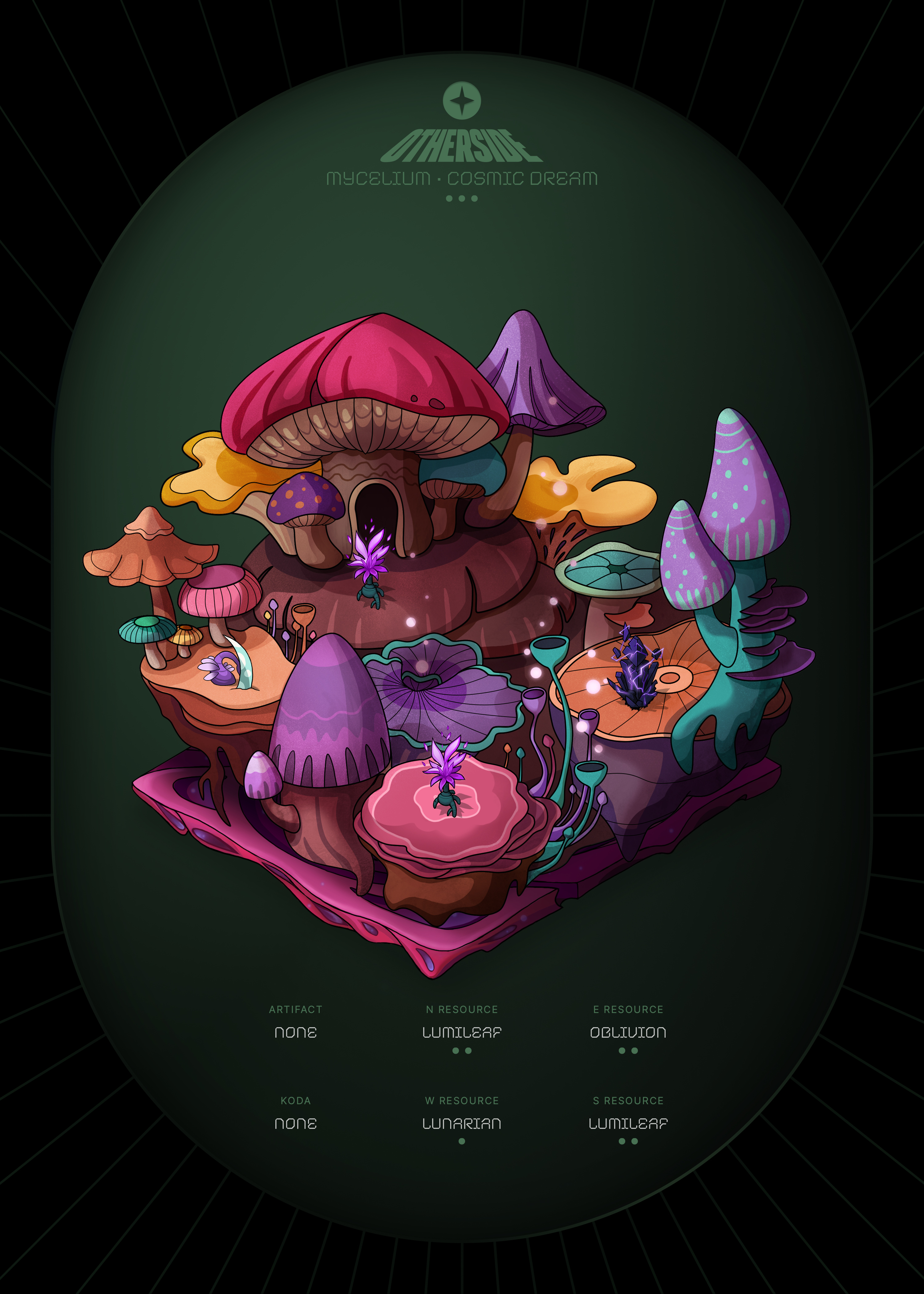 Otherdeed #95357 — Mycelium
