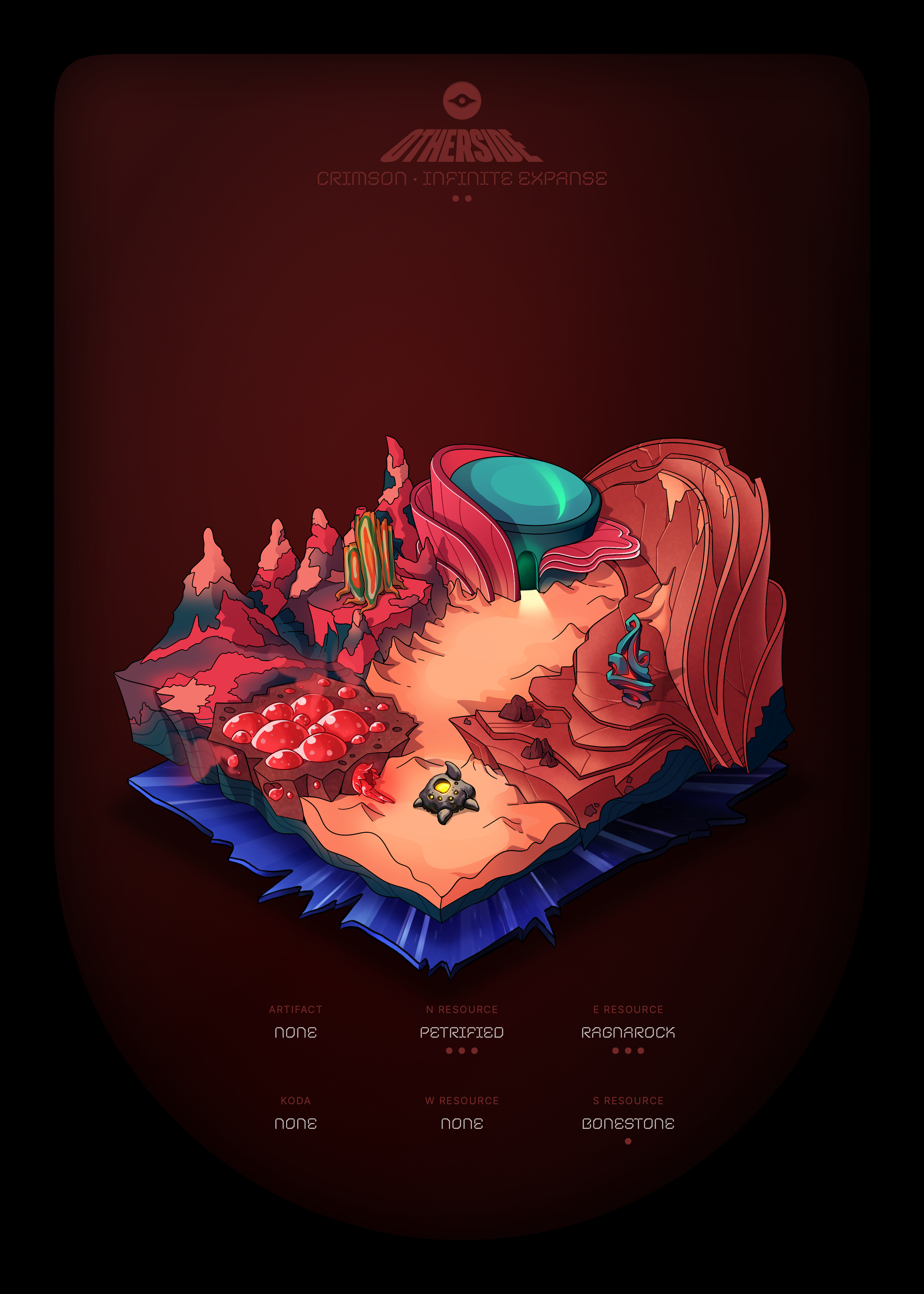 Otherdeed #44476 — Crimson