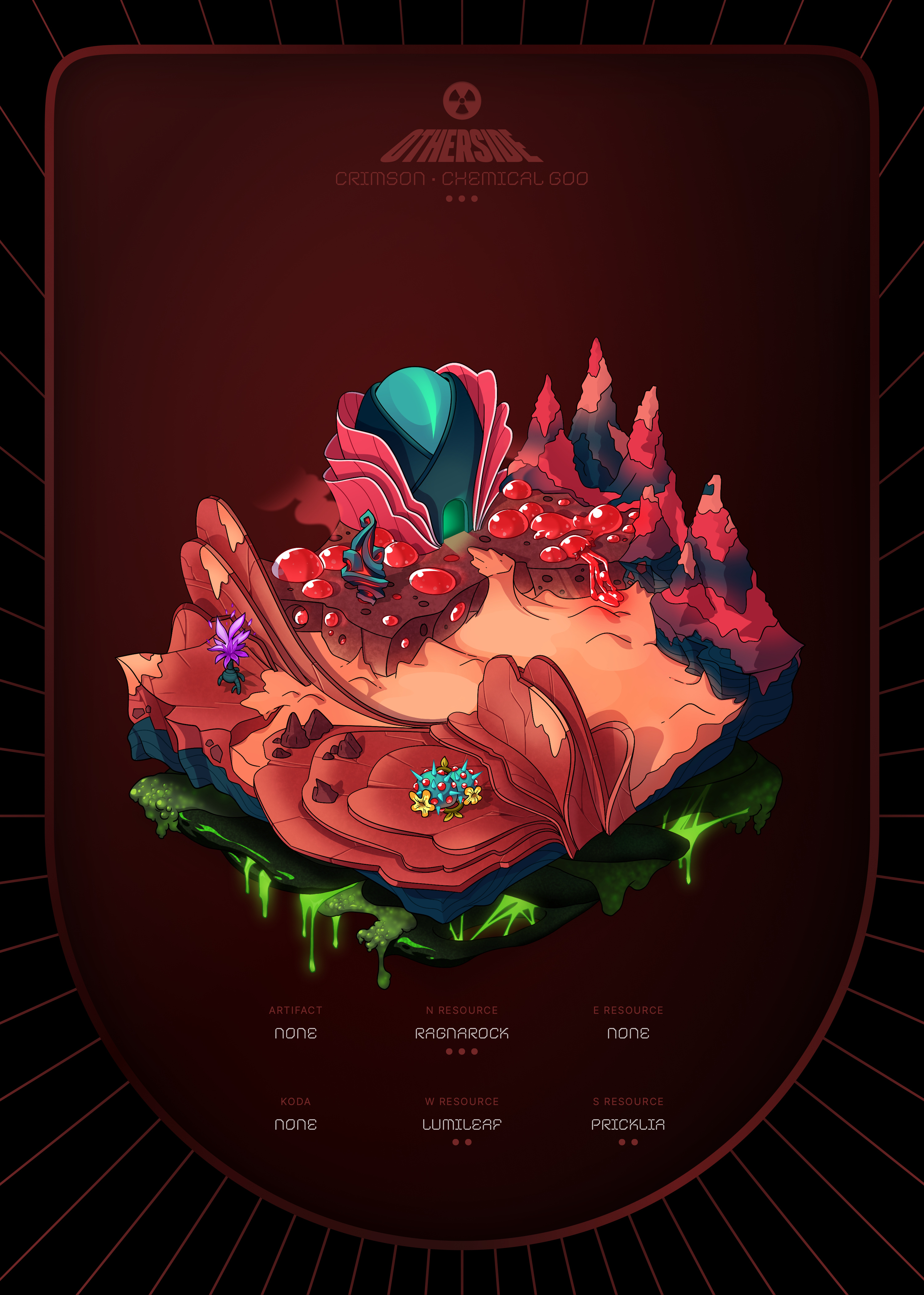 Otherdeed #15102 — Crimson
