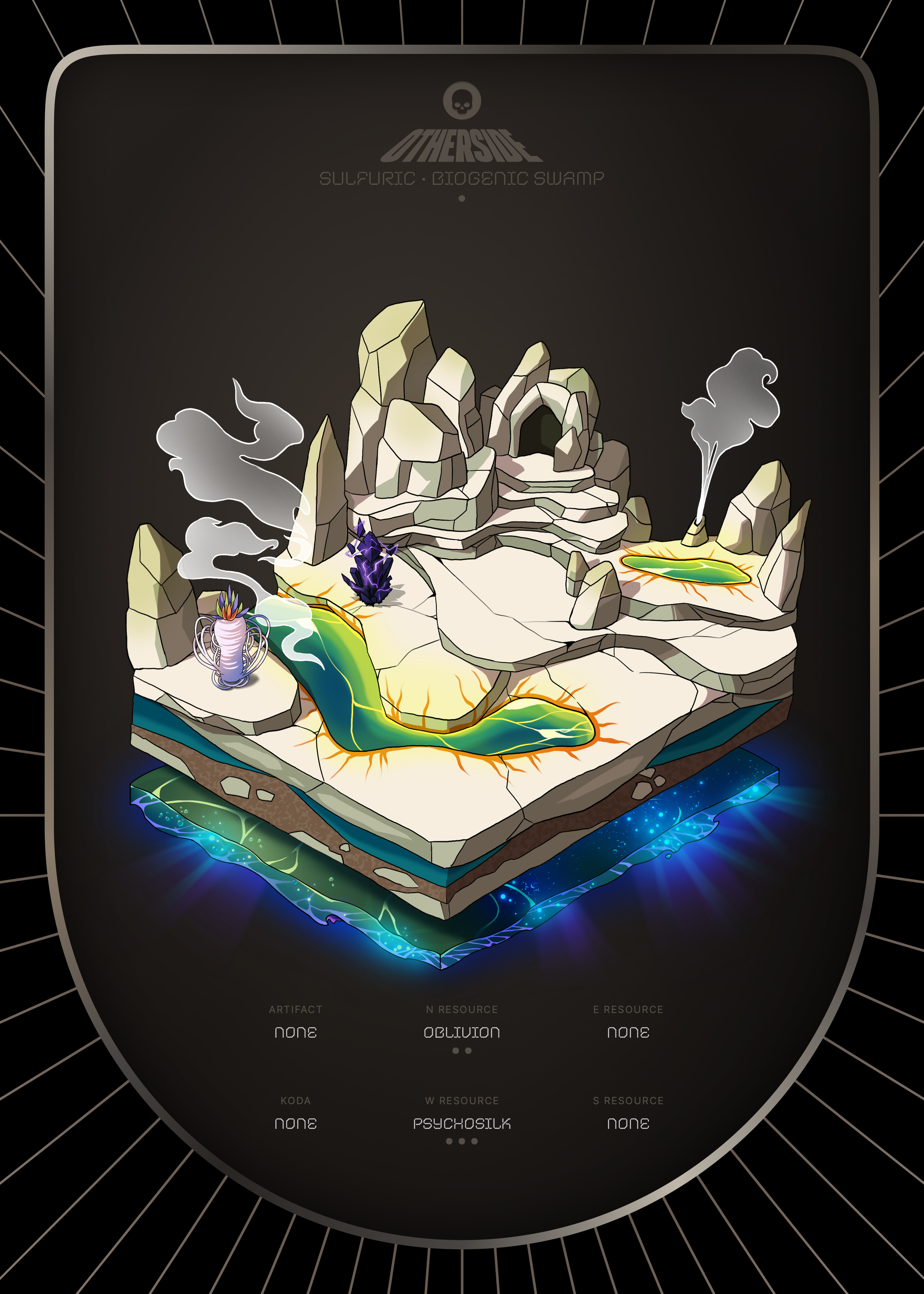 Otherdeed #1198 — Sulfuric