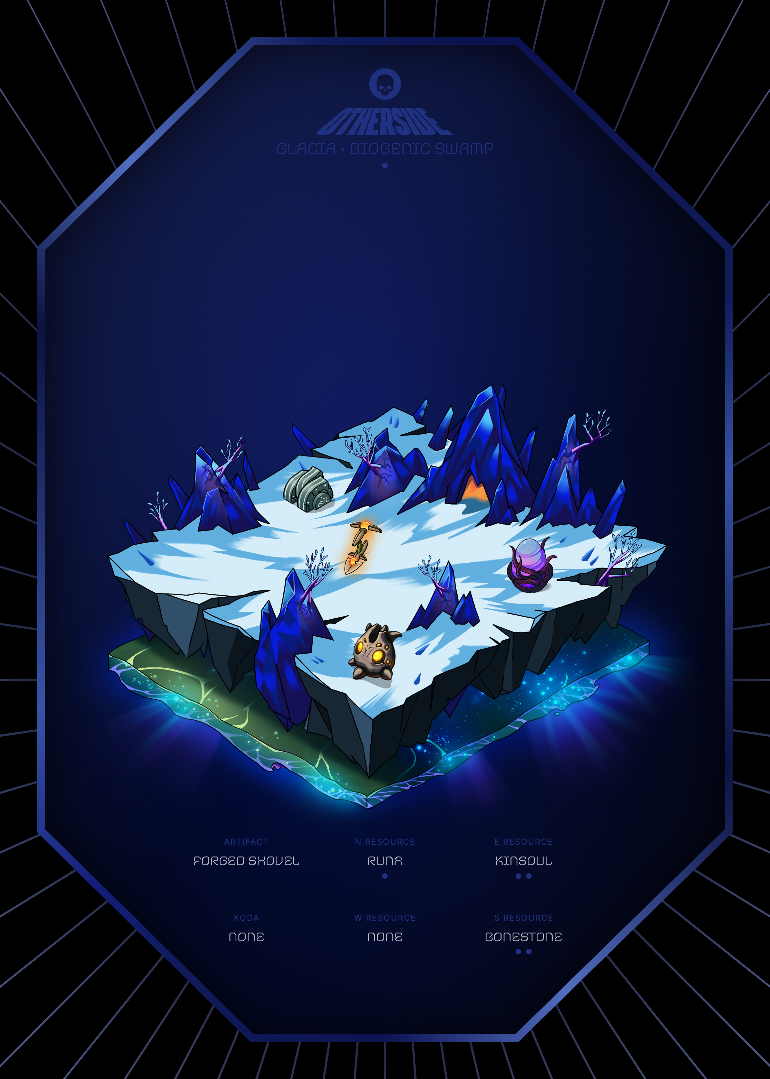 Otherdeed #7696 — Glacia