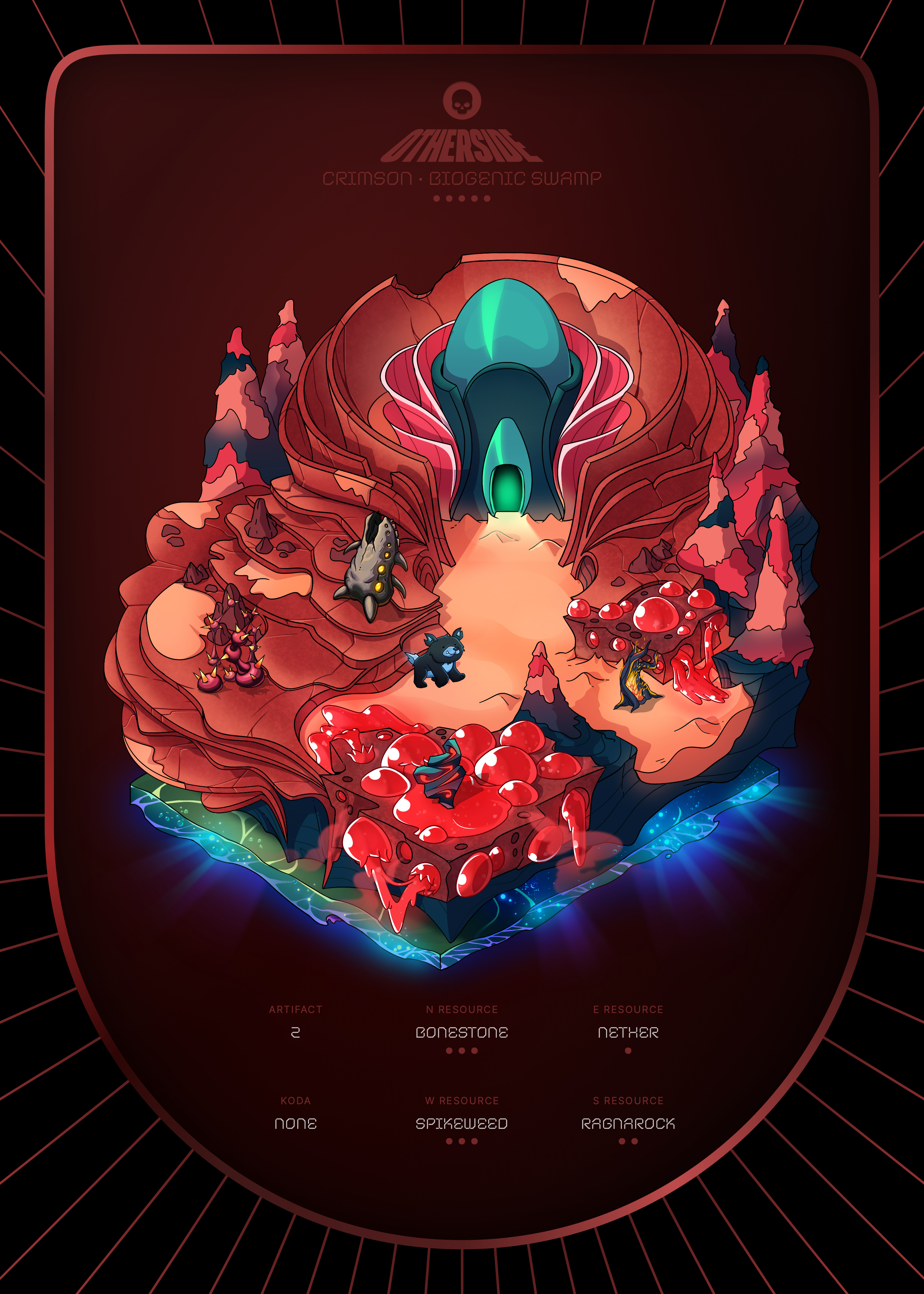 Otherdeed #7188 — Crimson