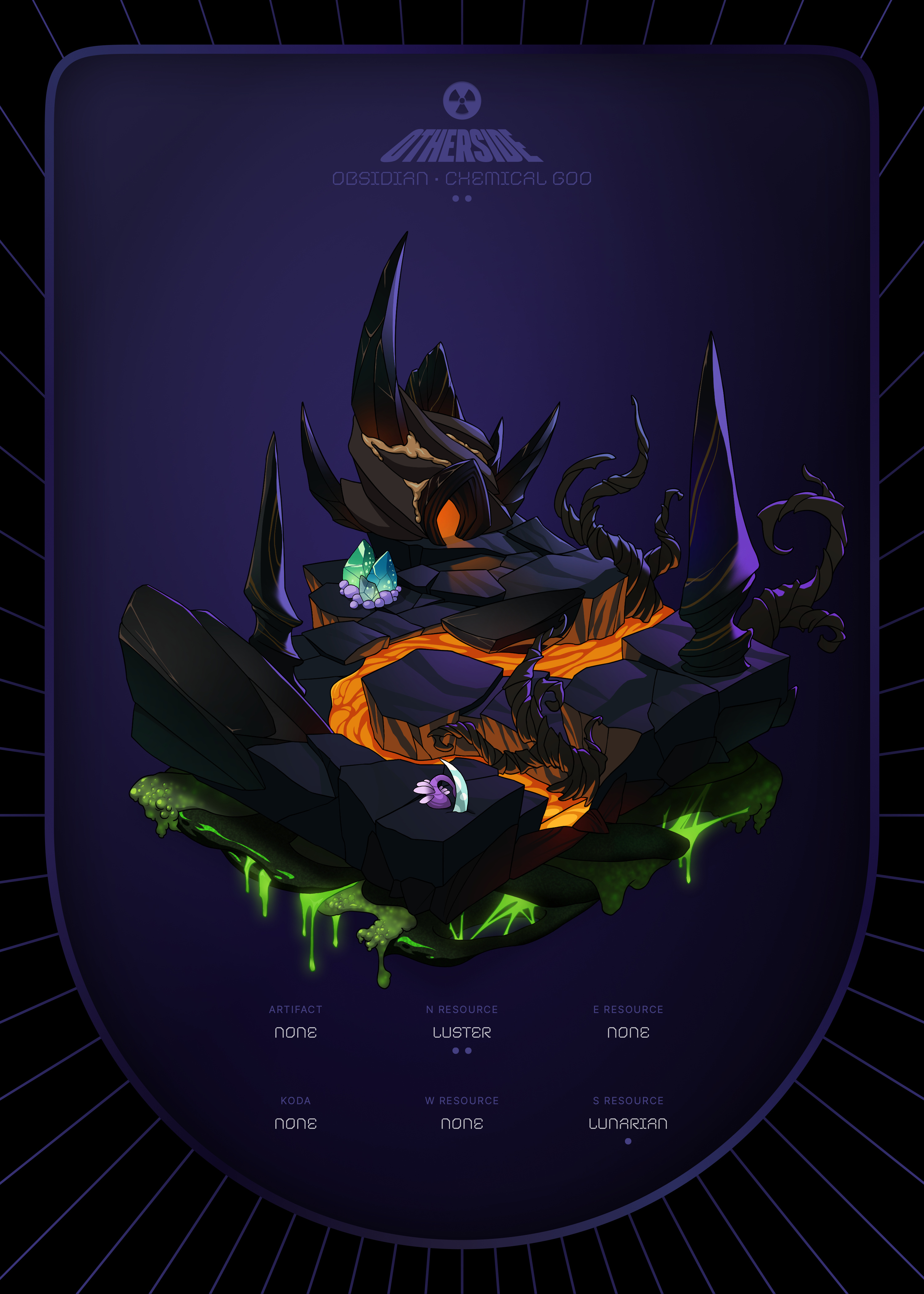 Otherdeed #25326 — Obsidian