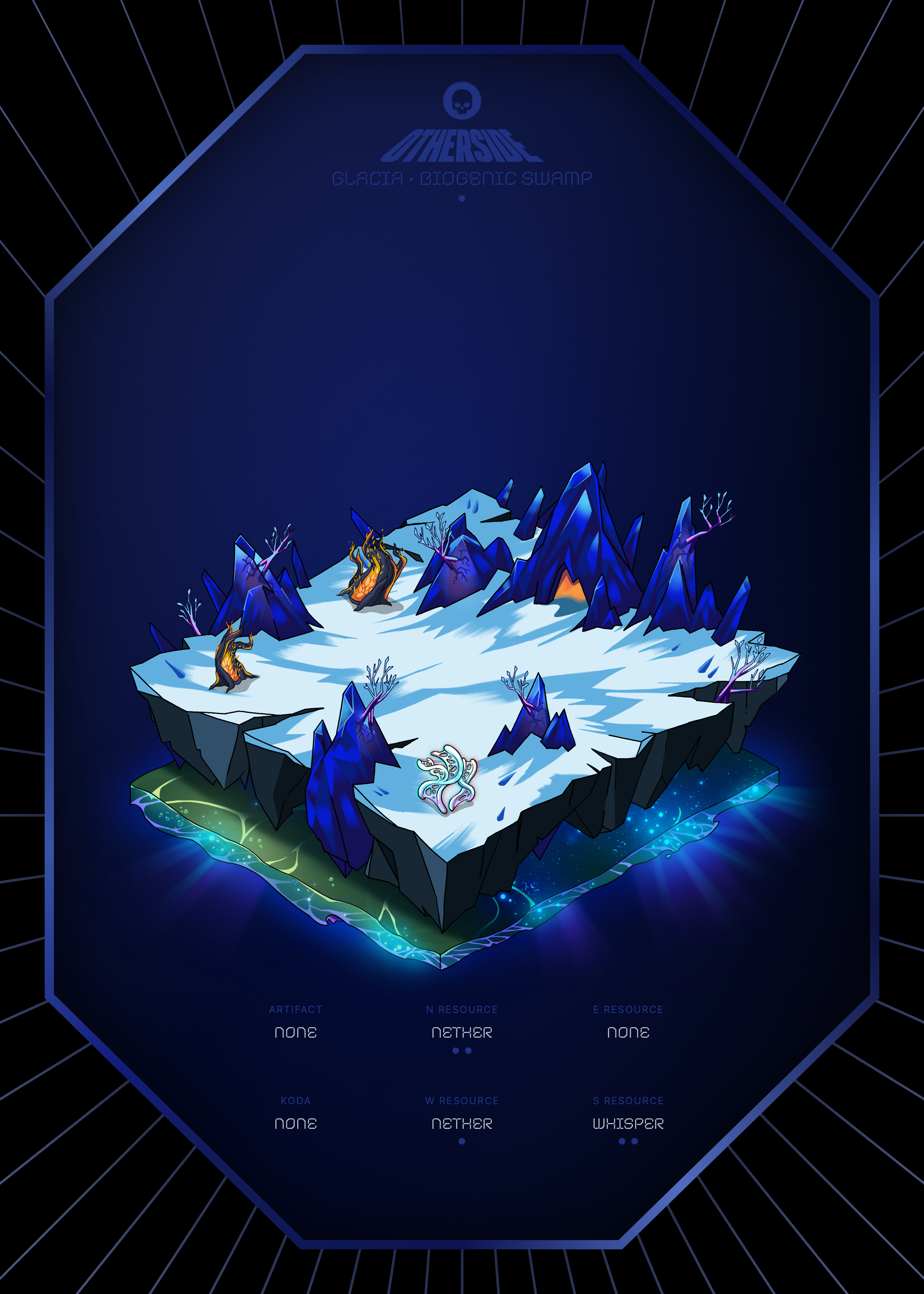 Otherdeed #5043 — Glacia